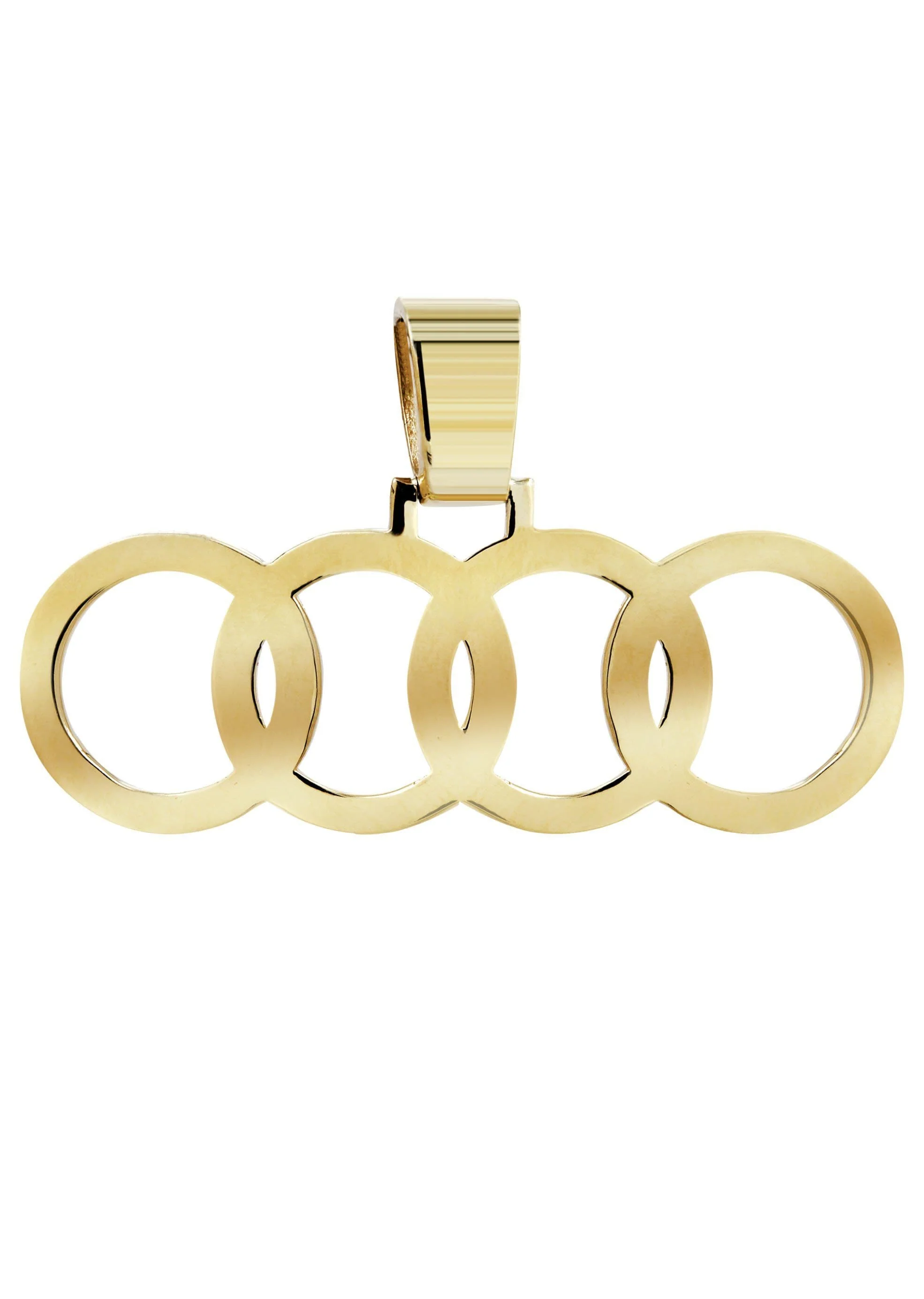 Four Rings Diamond Pendant | 2.20 Carats | Yellow Gold | 10 Grams - Image 2
