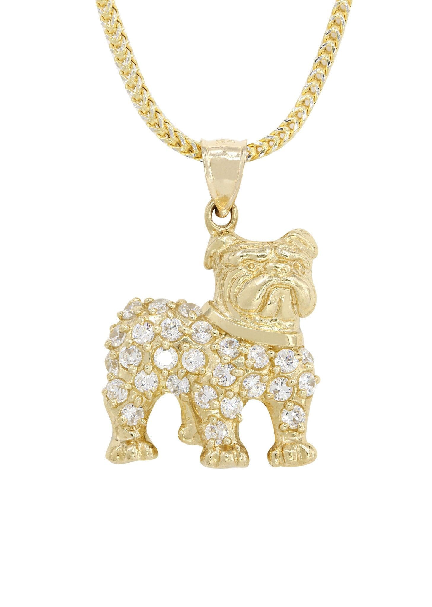 10K Yellow Gold Dog Necklace | Appx. 15.2 Grams - Image 2