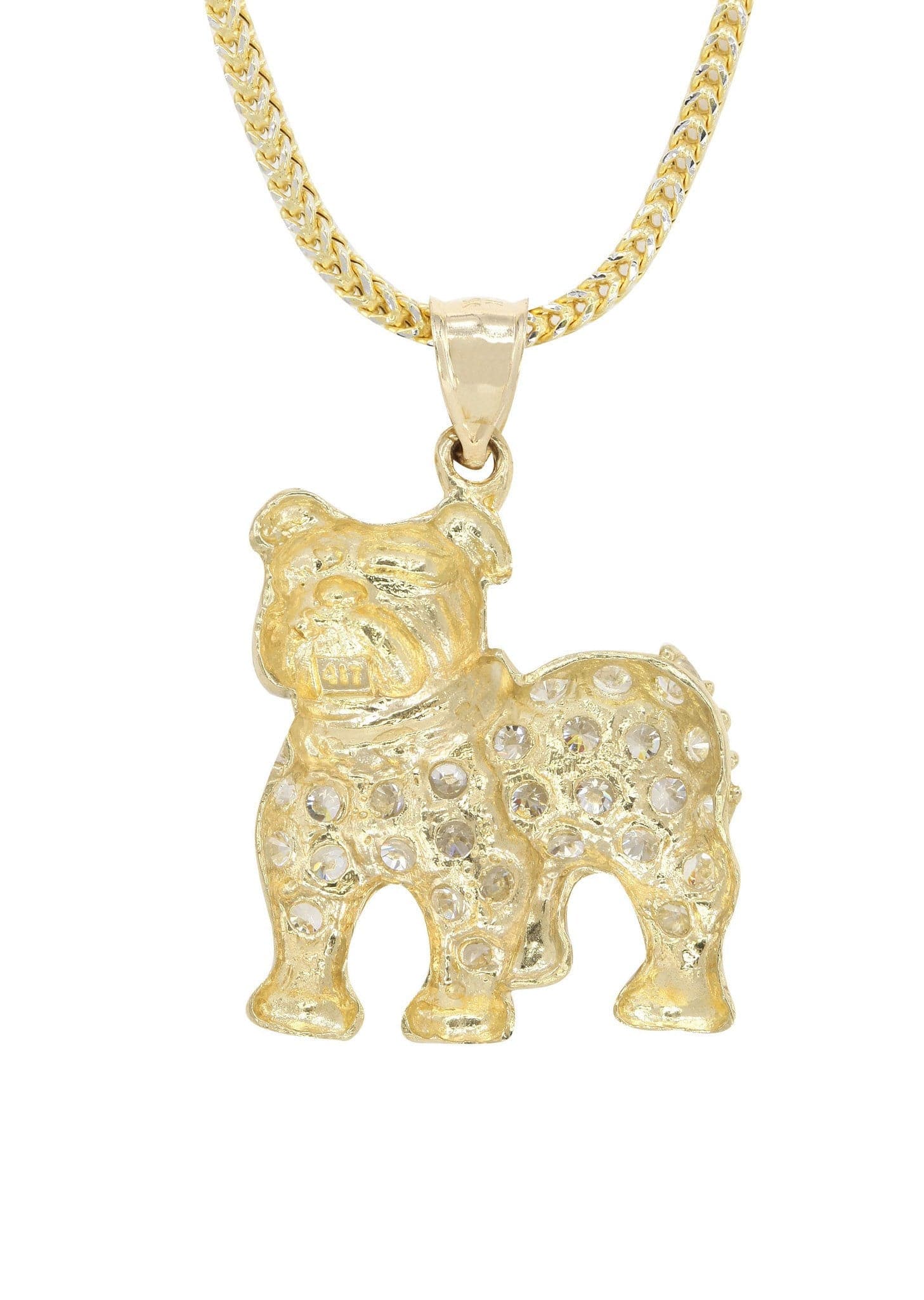 10K Yellow Gold Dog Necklace | Appx. 15.2 Grams - Image 3