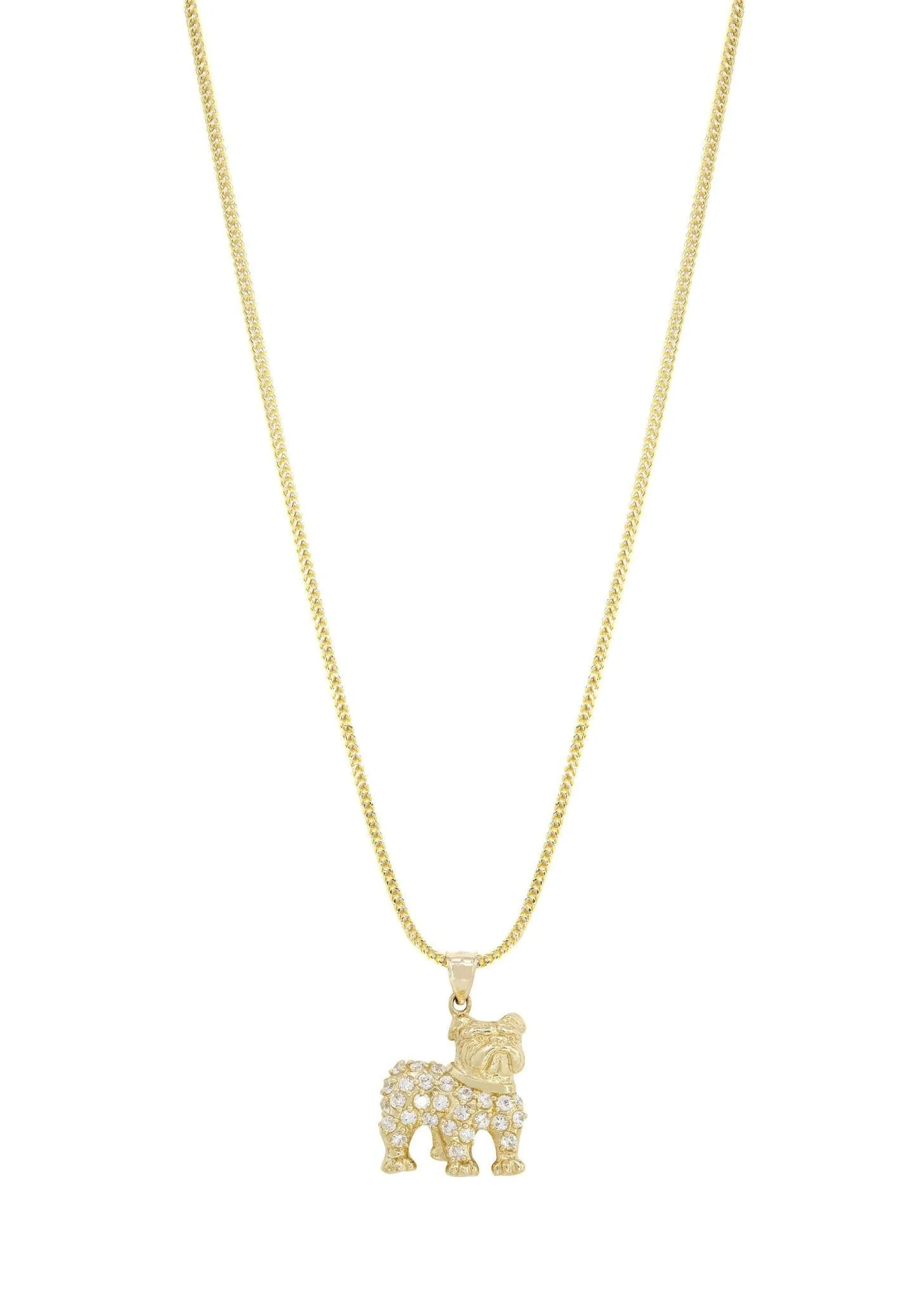 10K Yellow Gold Dog Necklace | Appx. 15.2 Grams - Image 5
