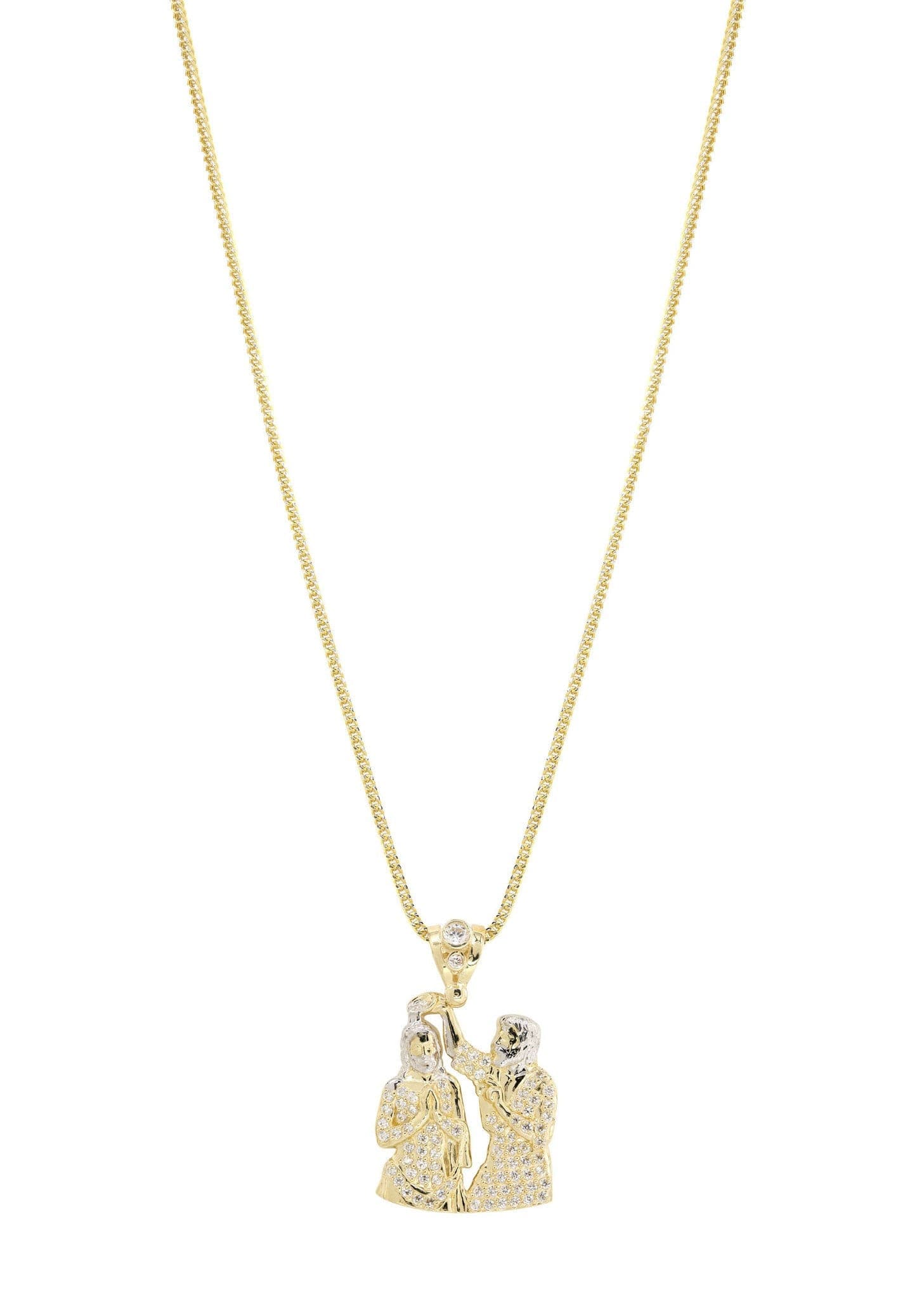 10K Yellow Gold Jesus Piece Chain | Appx. 15.3 Grams - Image 5