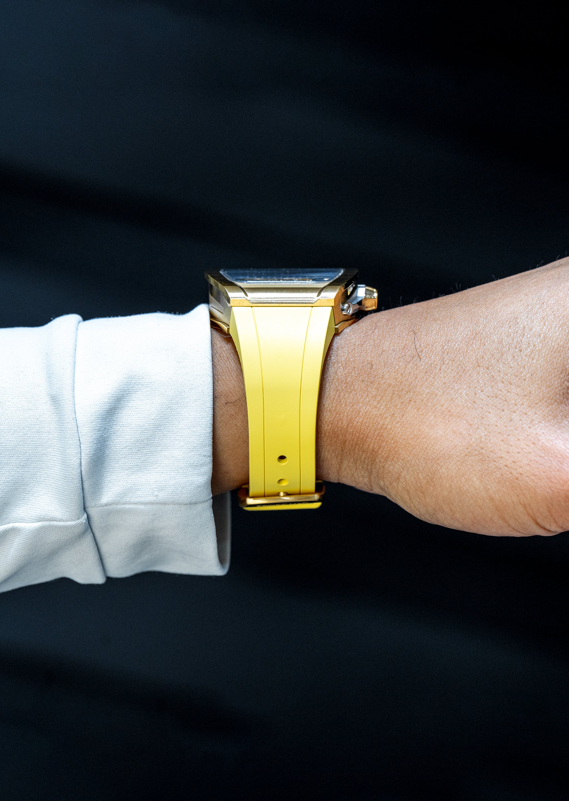 Frost NYC Mens Watch - Automatic  Skeleton Sport Gold Watch | FRST-01-CY | Yellow - Image 3