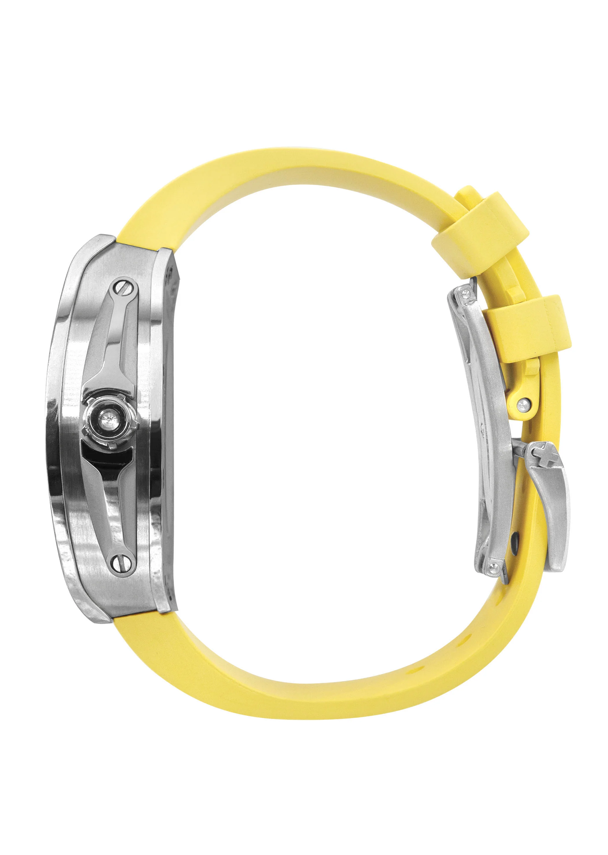 Frost NYC Mens Watch - Automatic Skeleton Stainless Steel Sport Watch | FRST-01-XS | Yellow - Image 4