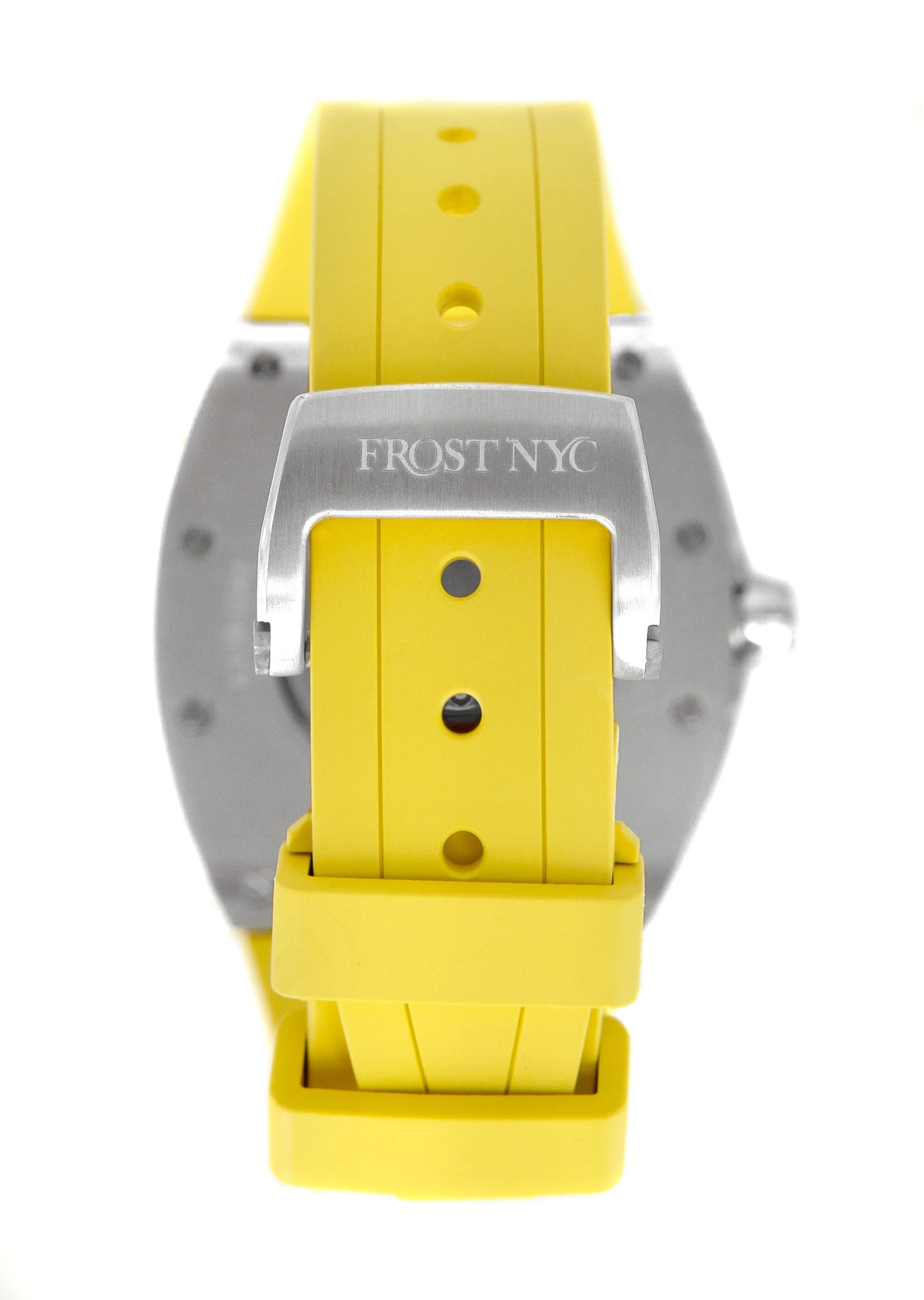 Frost NYC Mens Watch - Automatic Skeleton Stainless Steel Sport Watch | FRST-01-XS | Yellow - Image 7