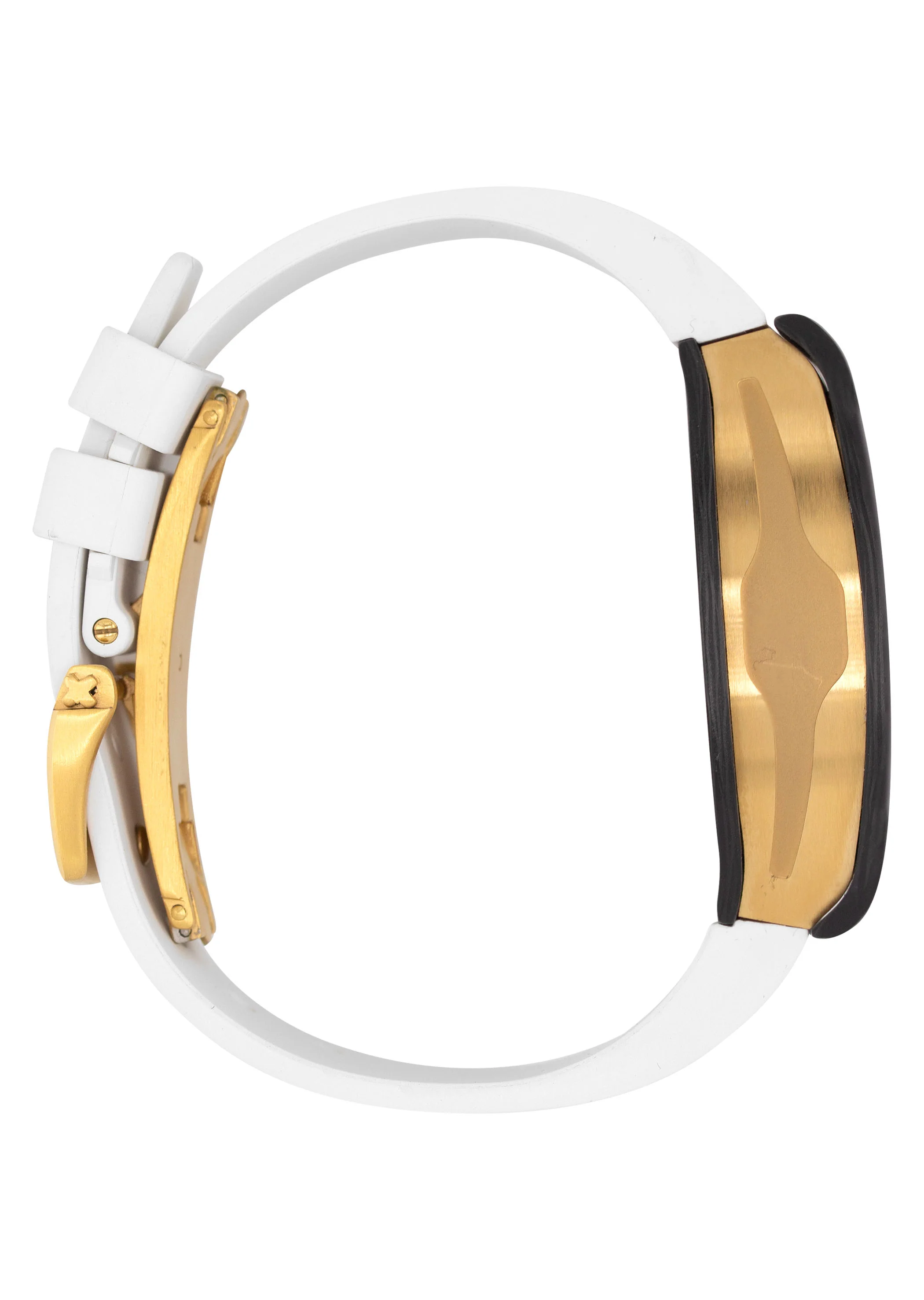 Frost NYC Mens Watch - Automatic Skeleton Carbon Fiber Sport Gold Watch | FRST-01-CFY| White - Image 5