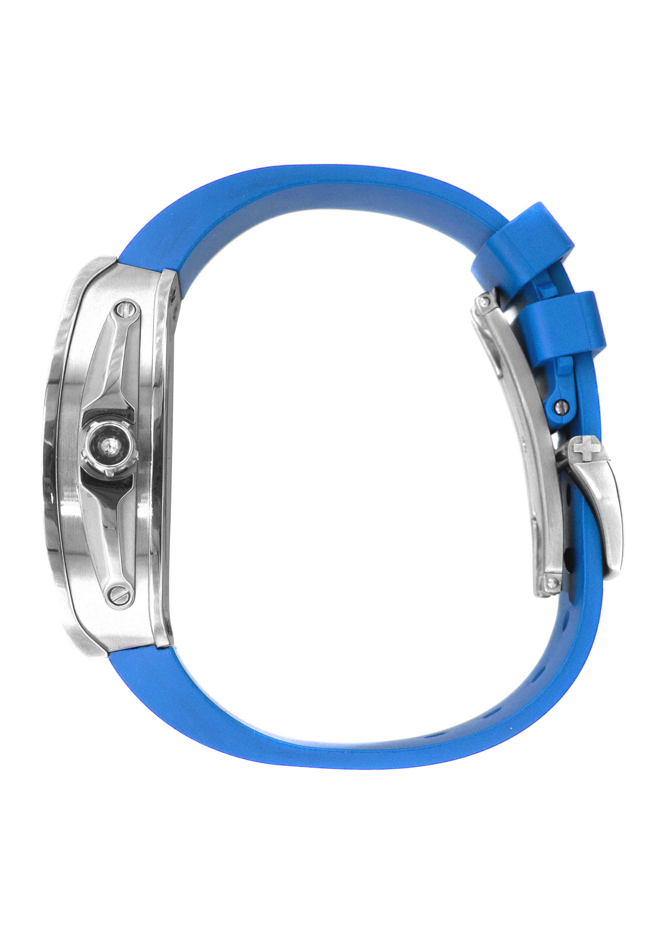 Frost NYC Mens Watch - Automatic Skeleton Stainless Steel Sport Diamond Watch | FRST-01-XS-D | Blue - Image 2