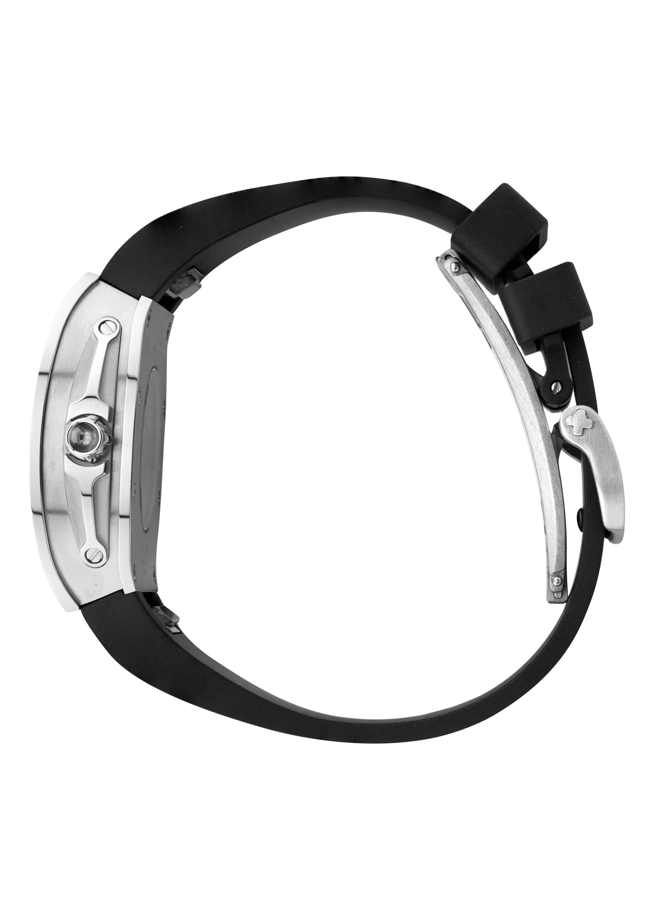 Frost NYC Evolution Women's Watch - Automatic Skeleton Steel Mother Of Pearl | WFRST-01-R-S Black Band | Pre - Sale - Image 5