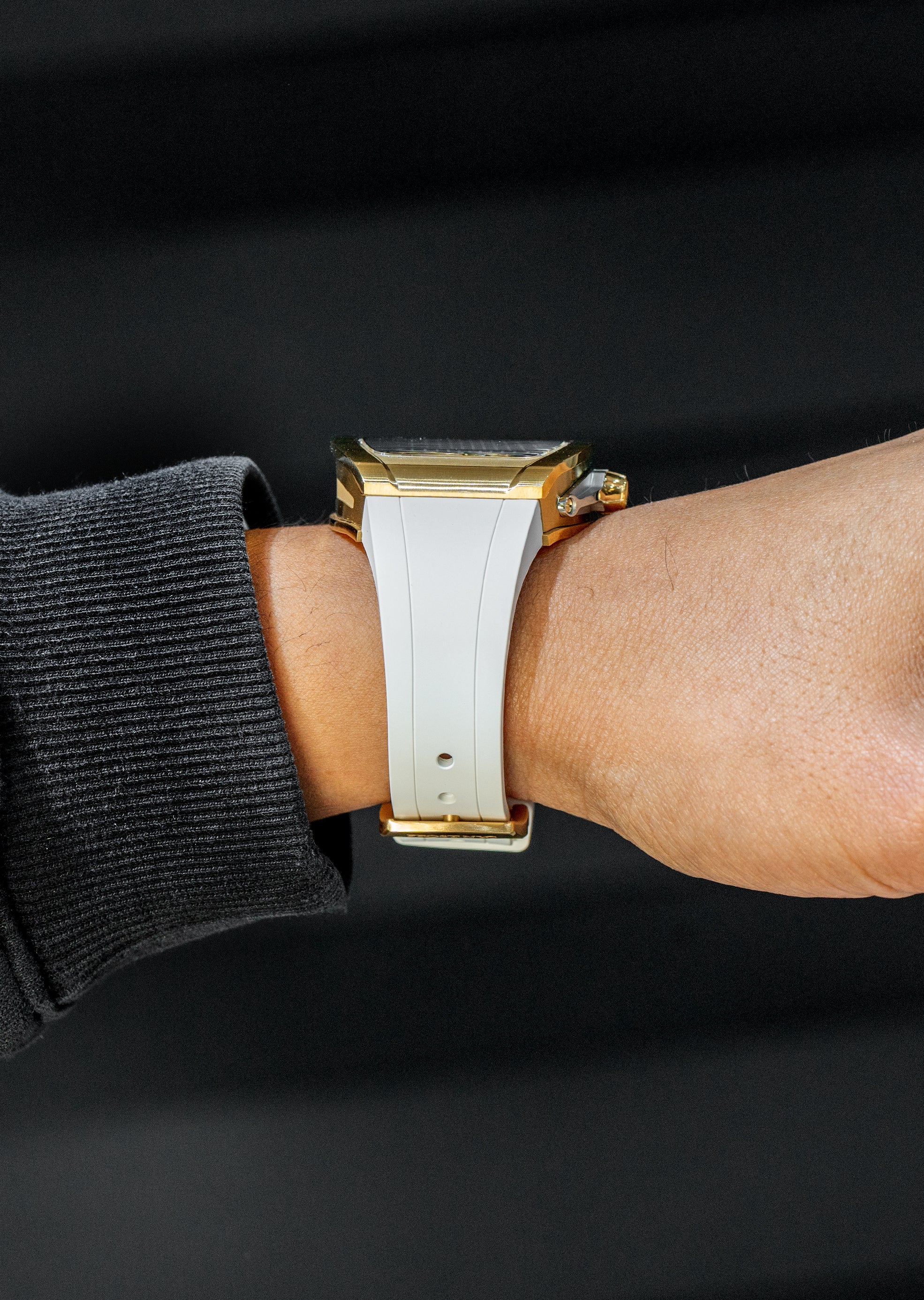 Frost NYC Mens Watch - Automatic  Skeleton Sport Gold Watch | FRST-01-CY| White - Image 3