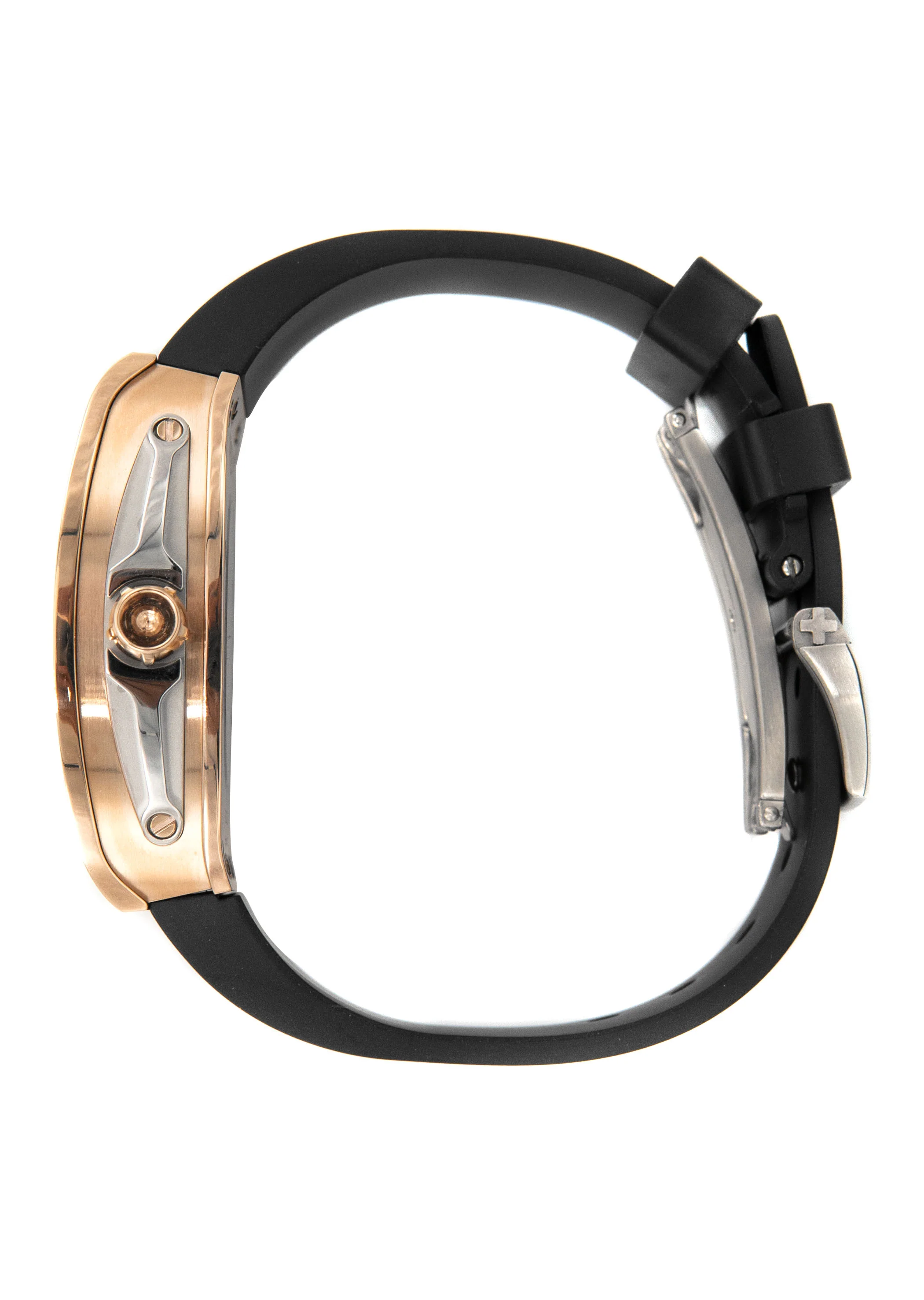 Frost NYC Mens Watch - Automatic Skeleton Rose Sport Watch | FRST-01-RC | Black - Image 4