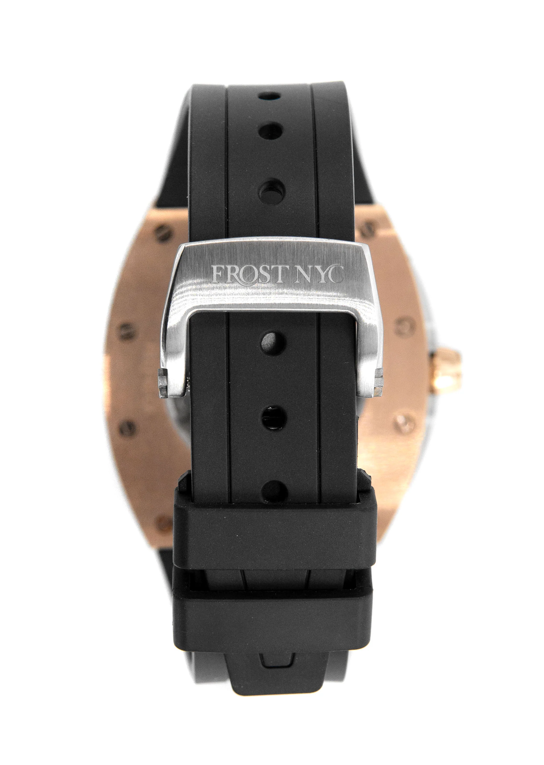 Frost NYC Mens Watch - Automatic Skeleton Rose Sport Watch | FRST-01-RC | Black - Image 7