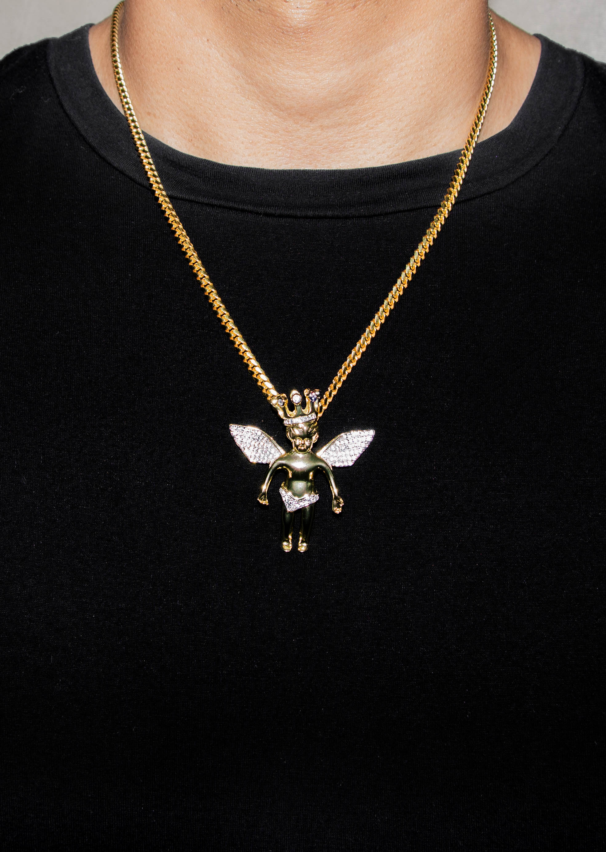 Silver Necklace - Gold Angel Necklace | 41.7 Grams - Image 5