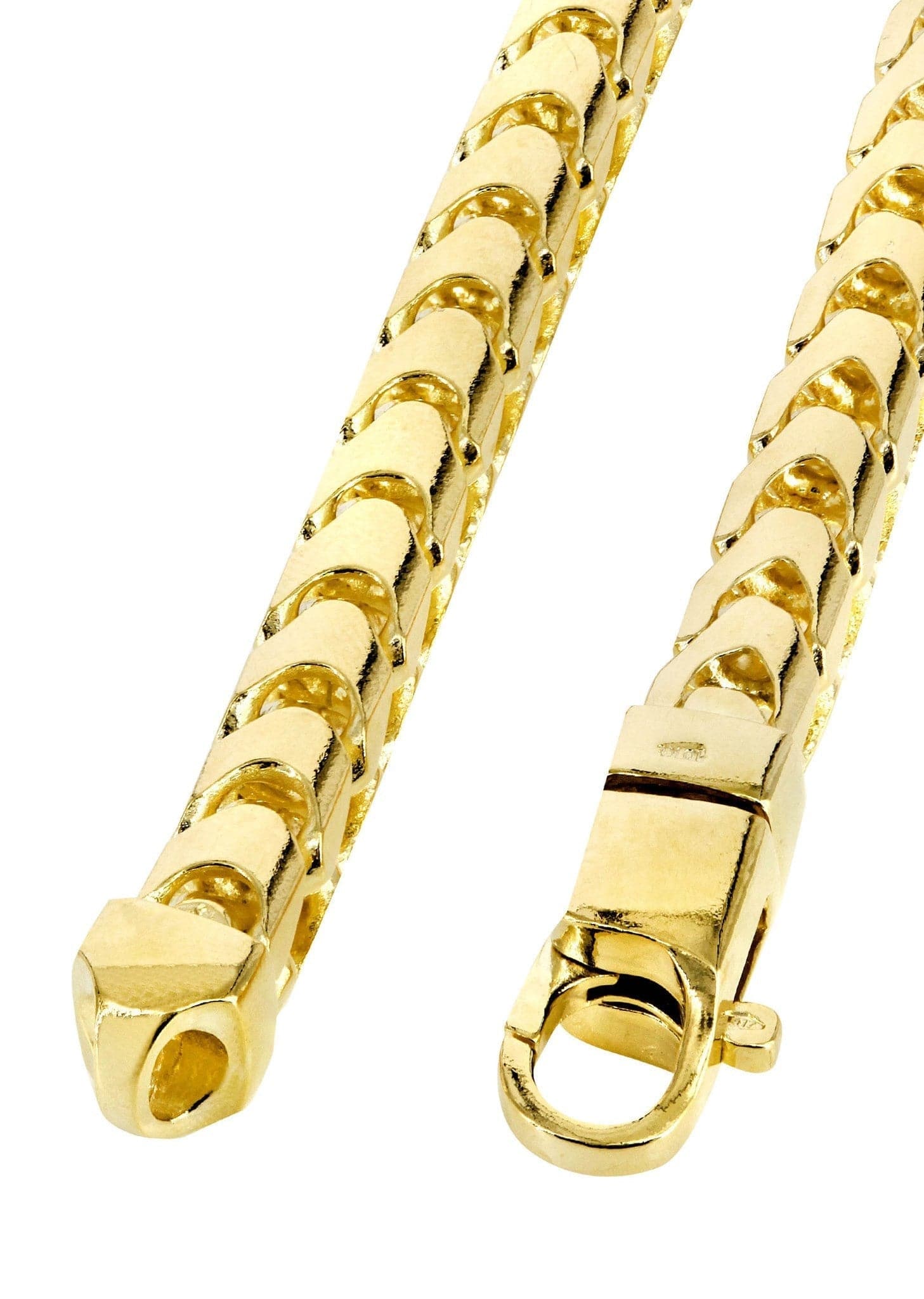 Gold Chain - Solid Franco Chain 10K/14K Yellow Gold - Image 4