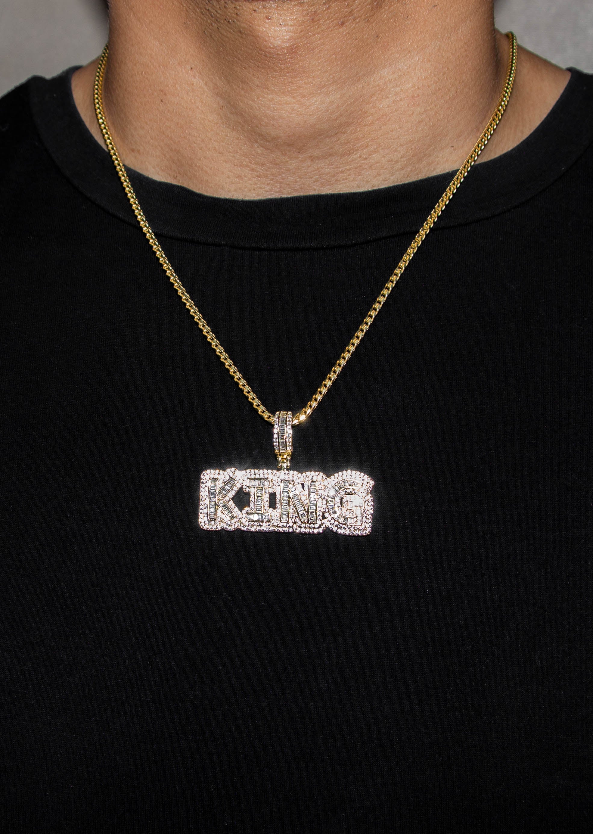 Silver Necklace - Gold KING Necklace | 28.4 Grams - Image 5