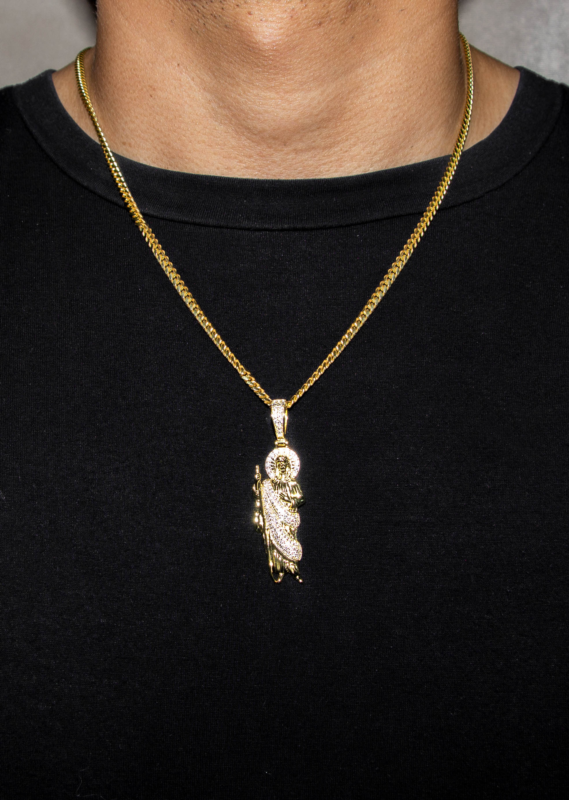Silver Necklace - Gold St. Jude Necklace | 20.9 Grams - Image 5