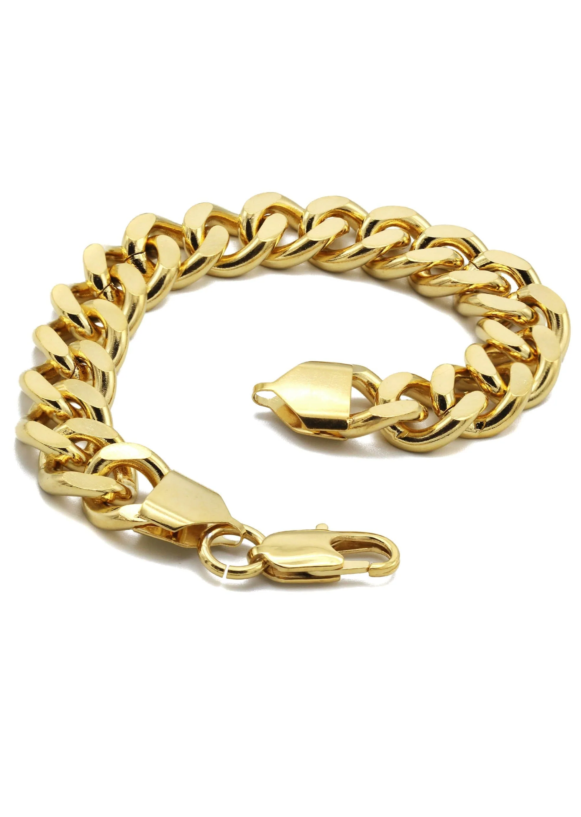 Gold Plated Curb Bracelet - Image 2