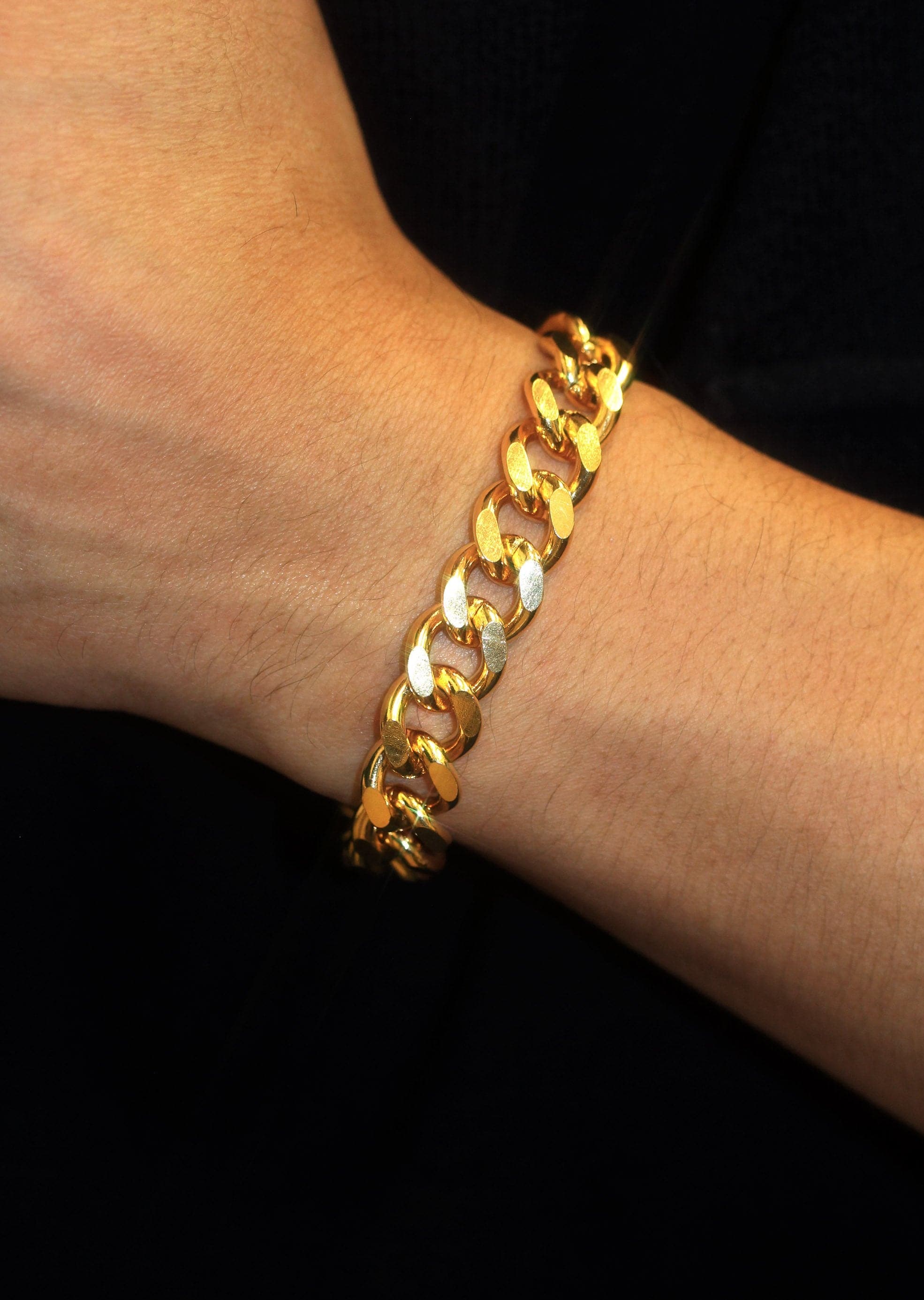 Gold Plated Curb Bracelet - Image 5