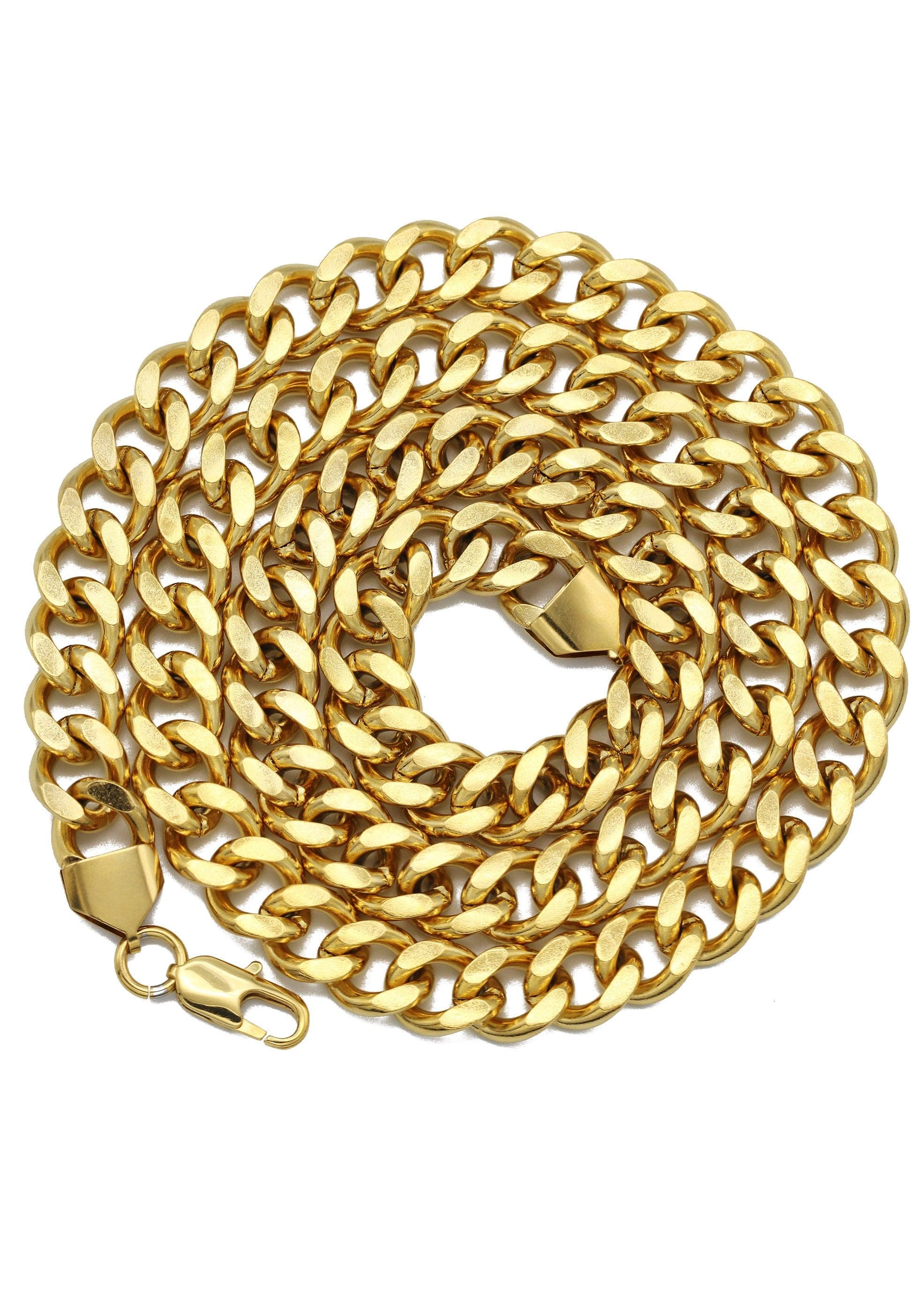 Gold Plated Mens Cuban Curb Chain - Image 3