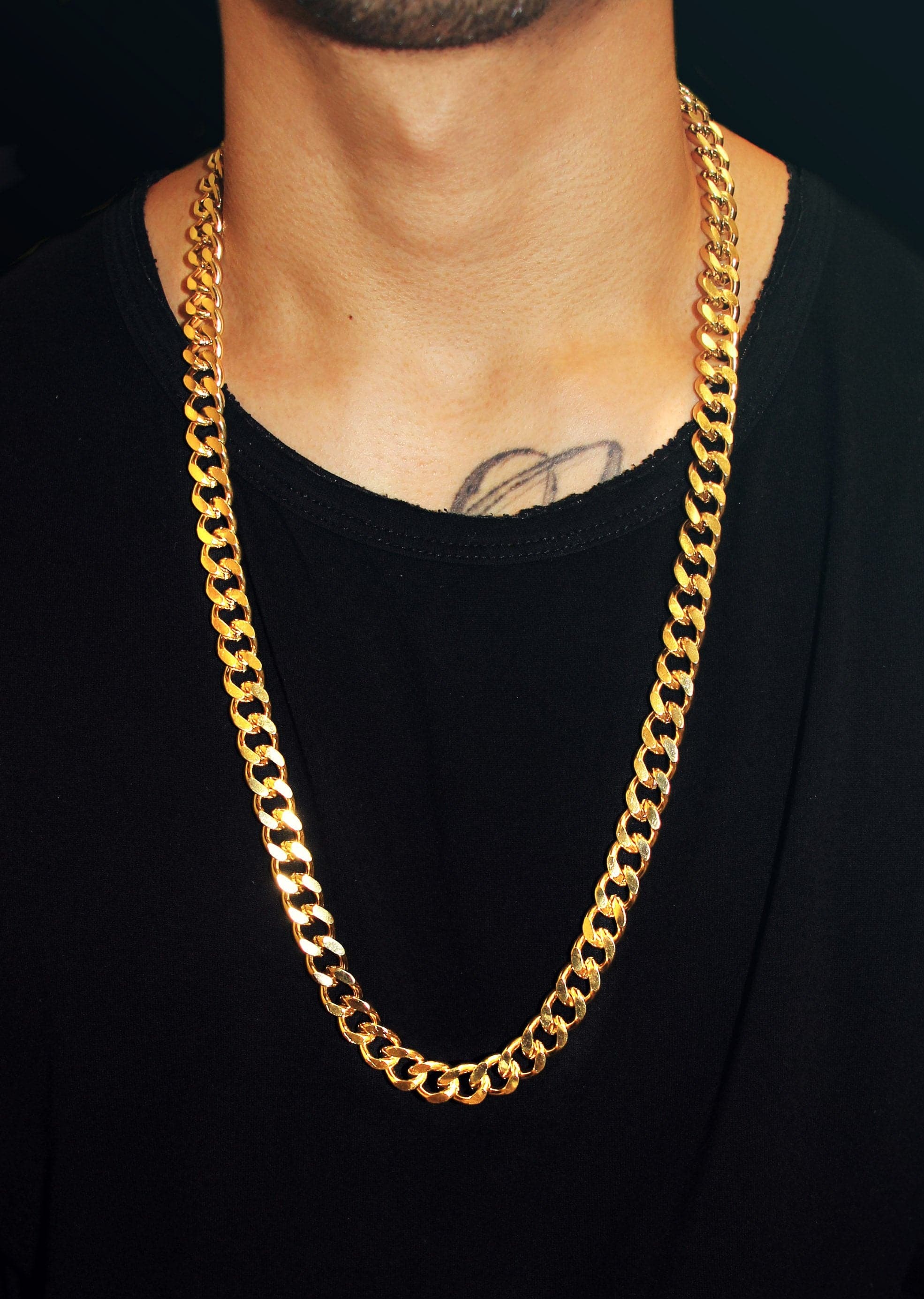 Gold Plated Mens Cuban Curb Chain - Image 7