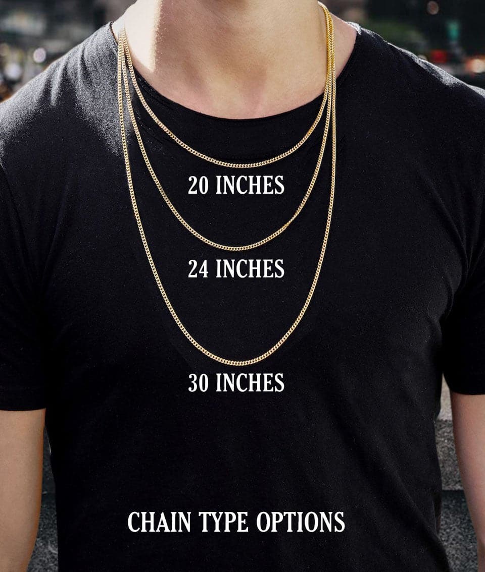 Gold Plated Mens Figaro Chain - Image 7