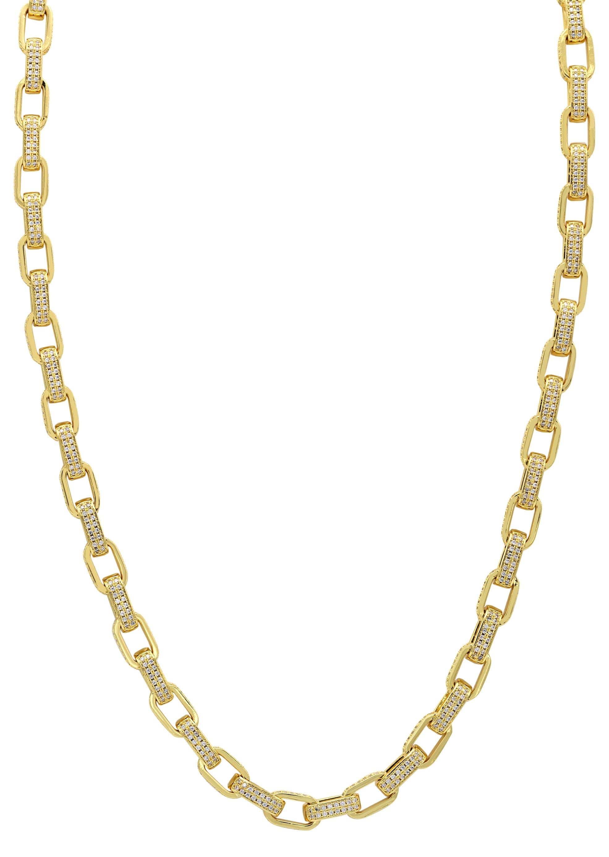 Gold Plated Mens Hermes Link Chain - Image 2