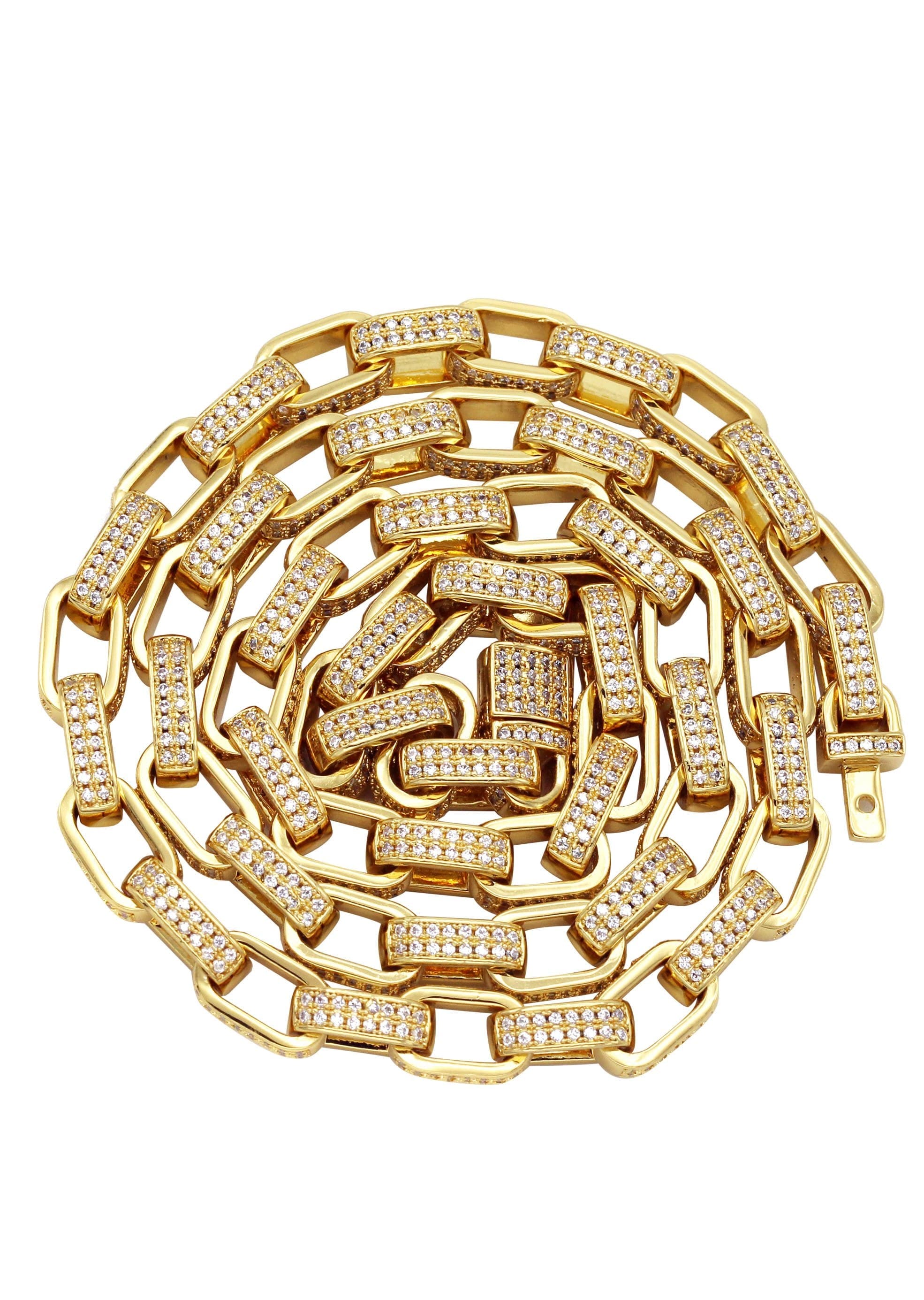 Gold Plated Mens Hermes Link Chain - Image 3