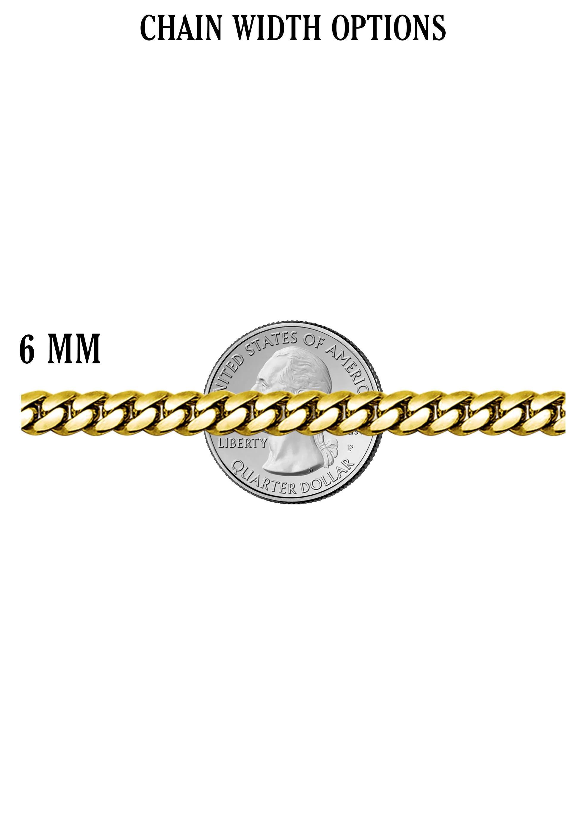 White Gold Plated Box Chain - Image 6