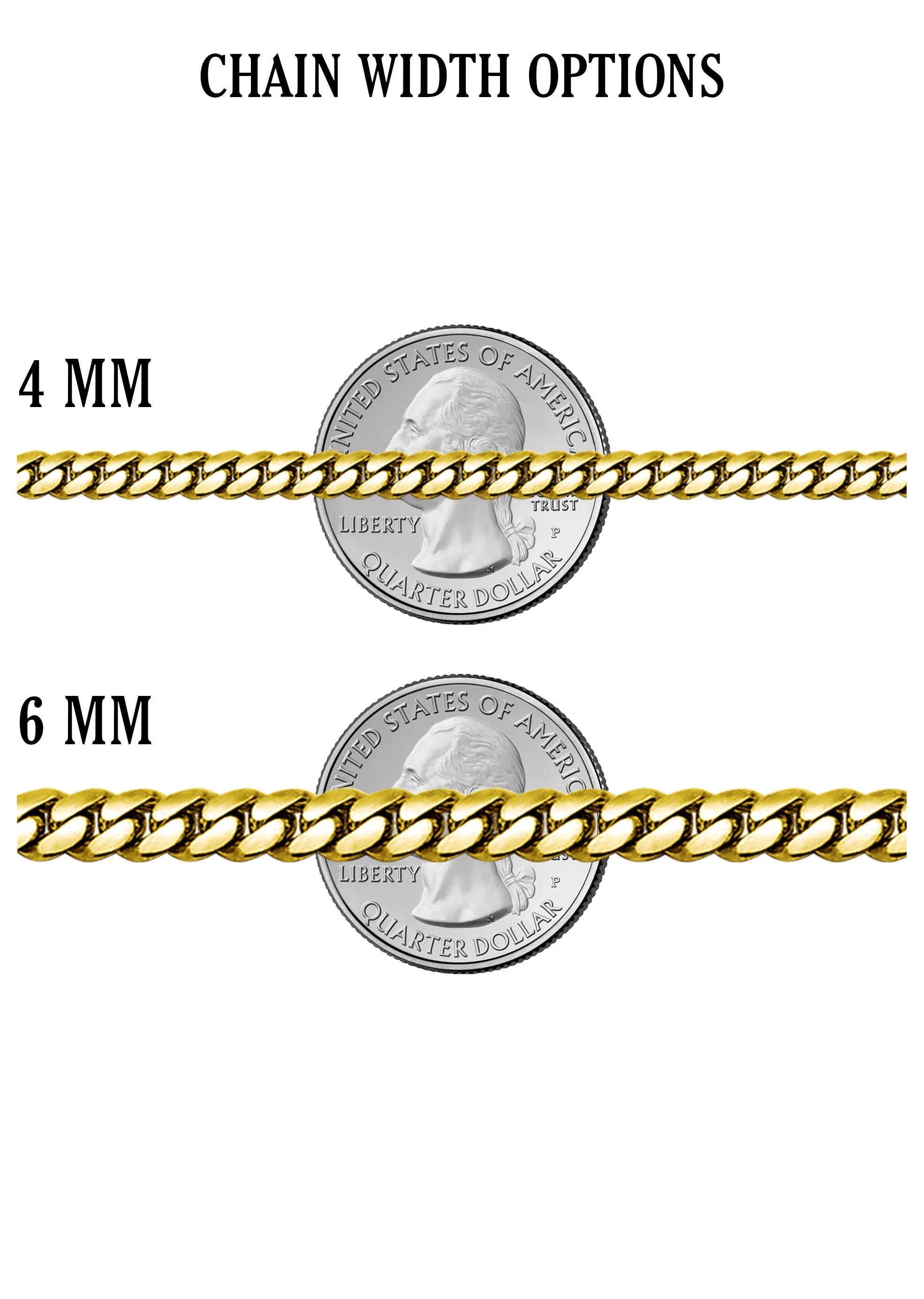 White Gold Plated Mens Dog Tag Chain - Image 5