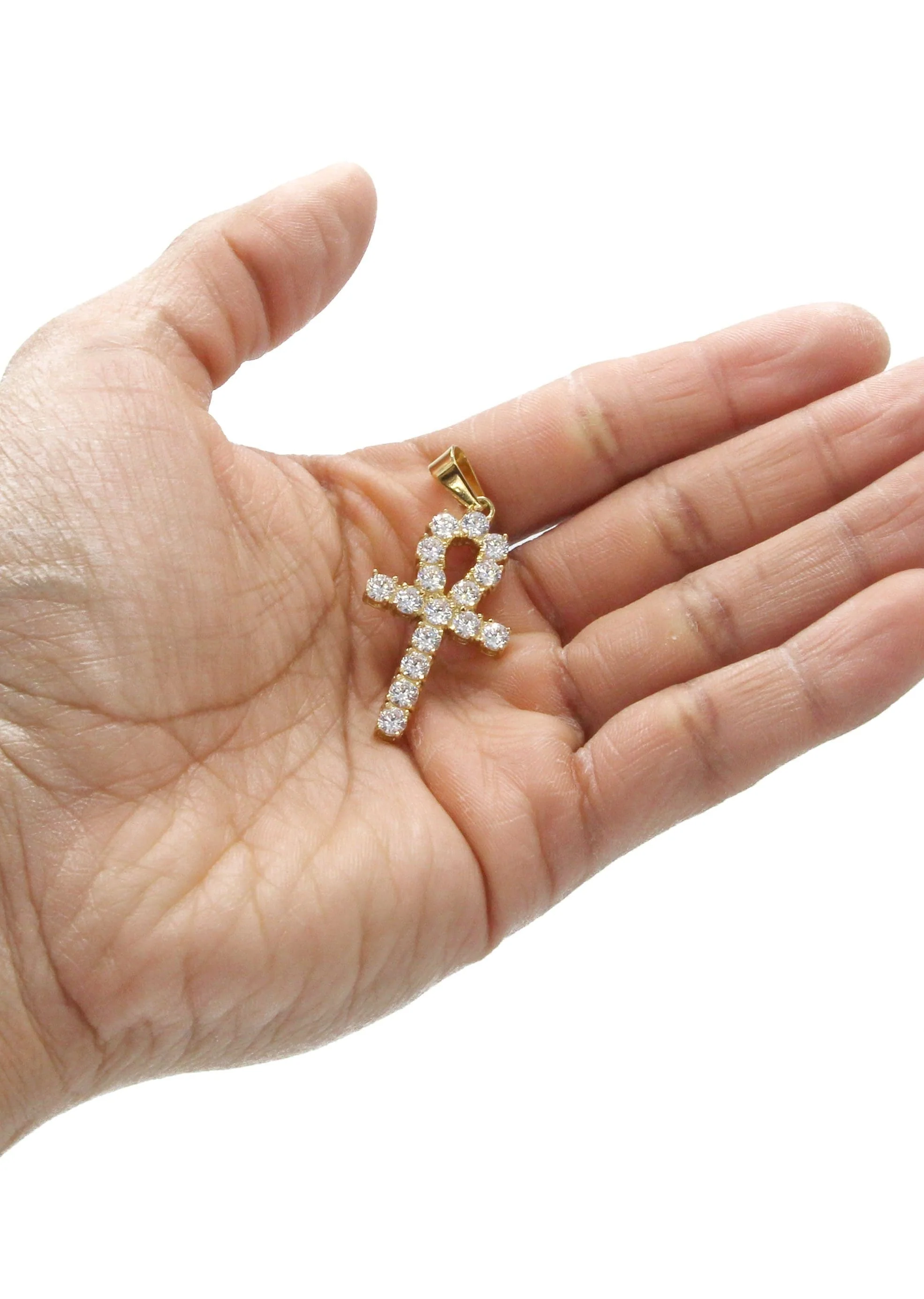 Mens Gold Plated Ankh Pendant | 6.2 Grams - Image 4