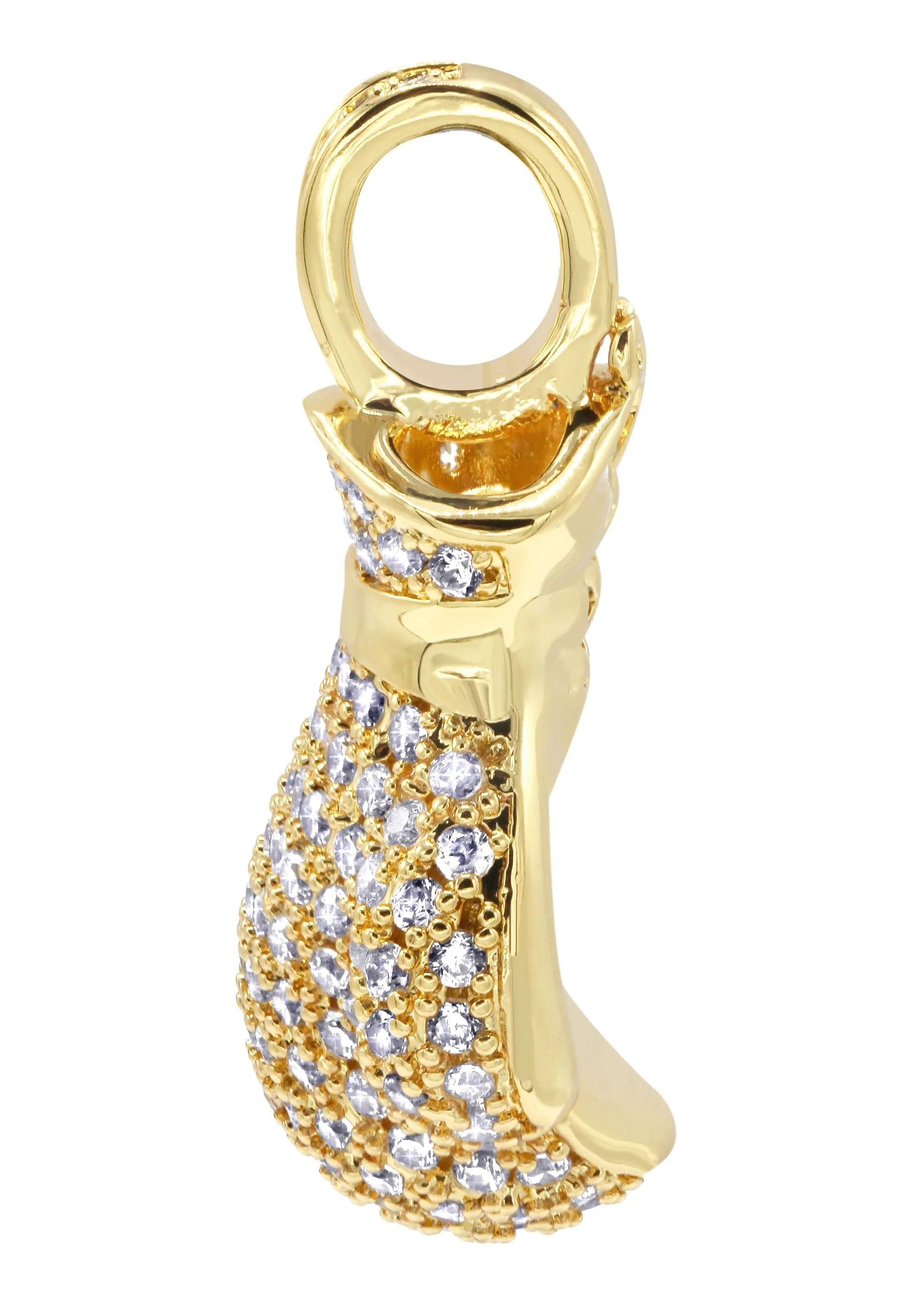 Mens Gold Plated Boxing Glove Pendant | 12.2 Grams - Image 2