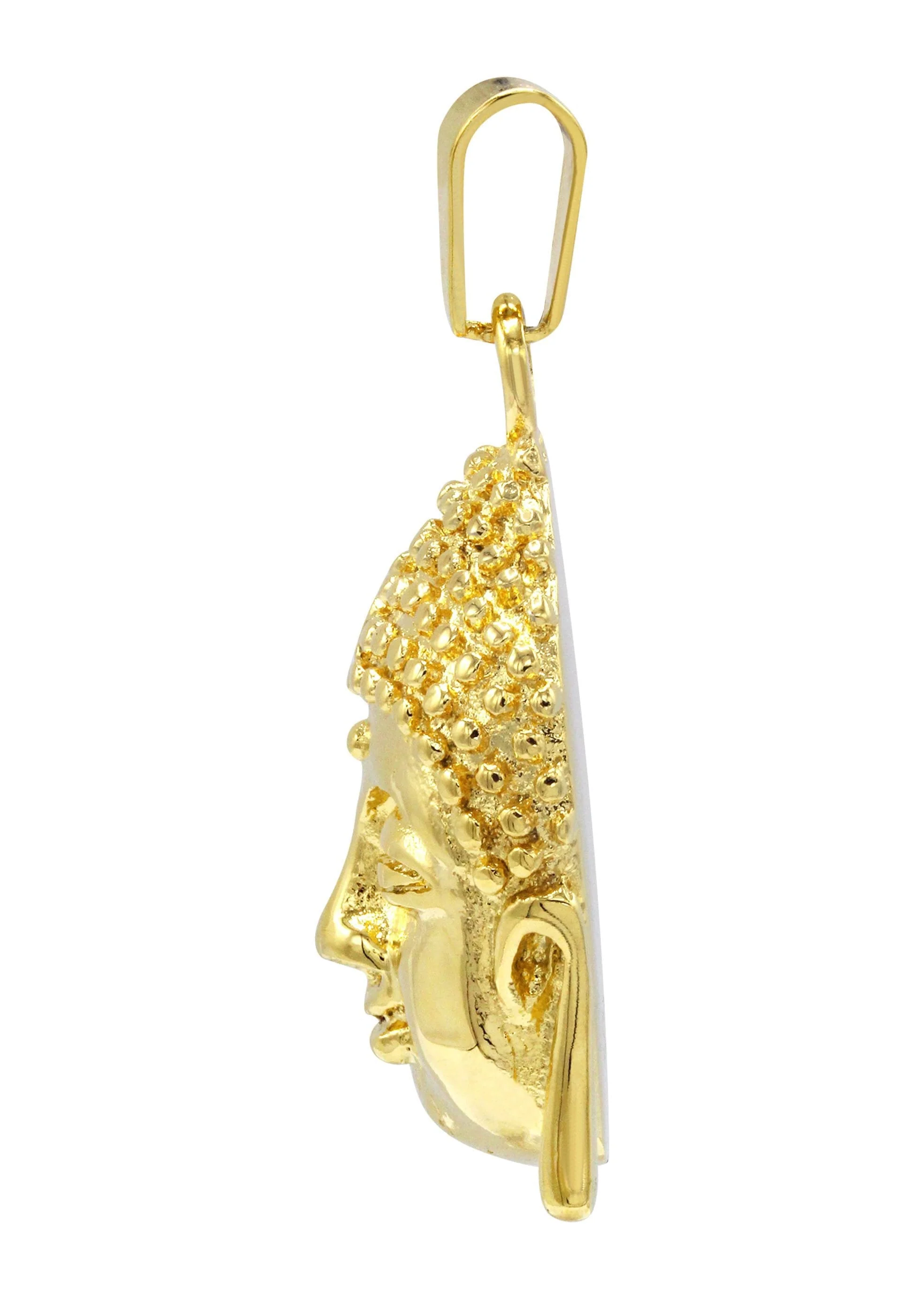 Mens Gold Plated Buddha Pendant | 22.8 Grams - Image 3