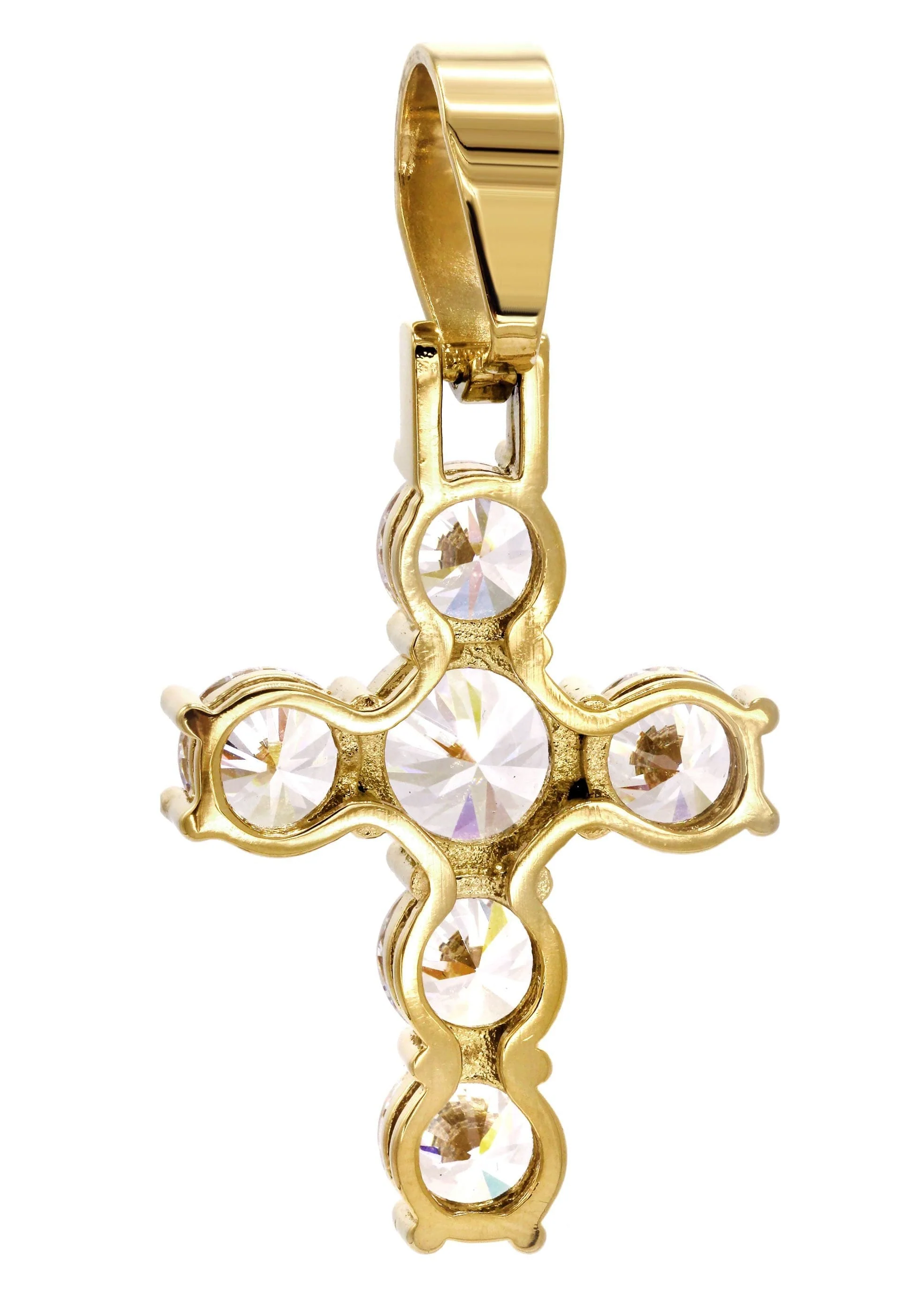 Mens Gold Plated Cross Pendant | 11.5 Grams - Image 2