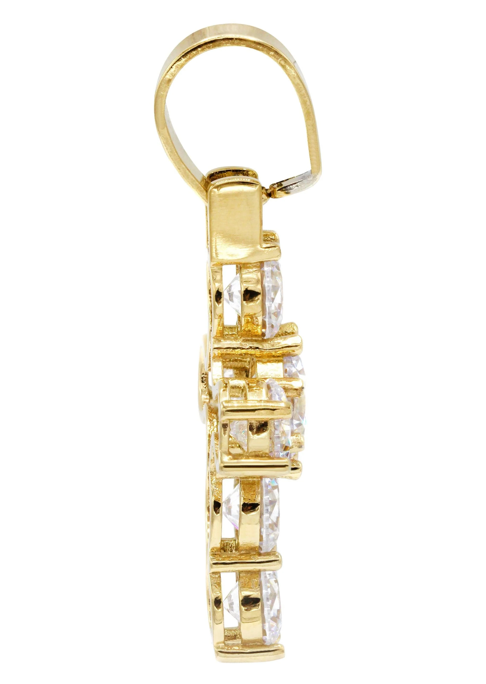 Mens Gold Plated Cross Pendant | 11.5 Grams - Image 3