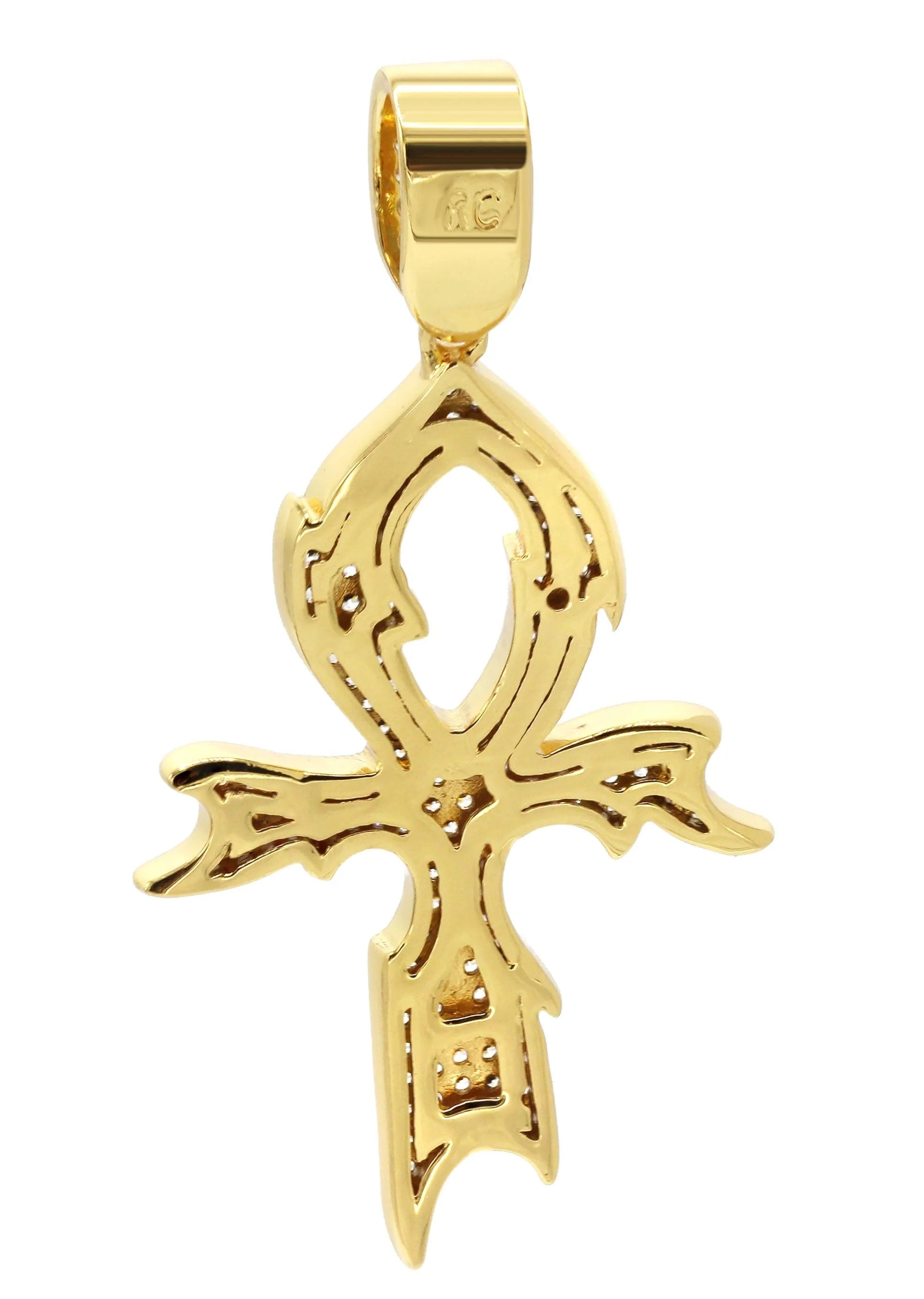Mens Gold Plated Cross Pendant | 5.4 Grams - Image 2