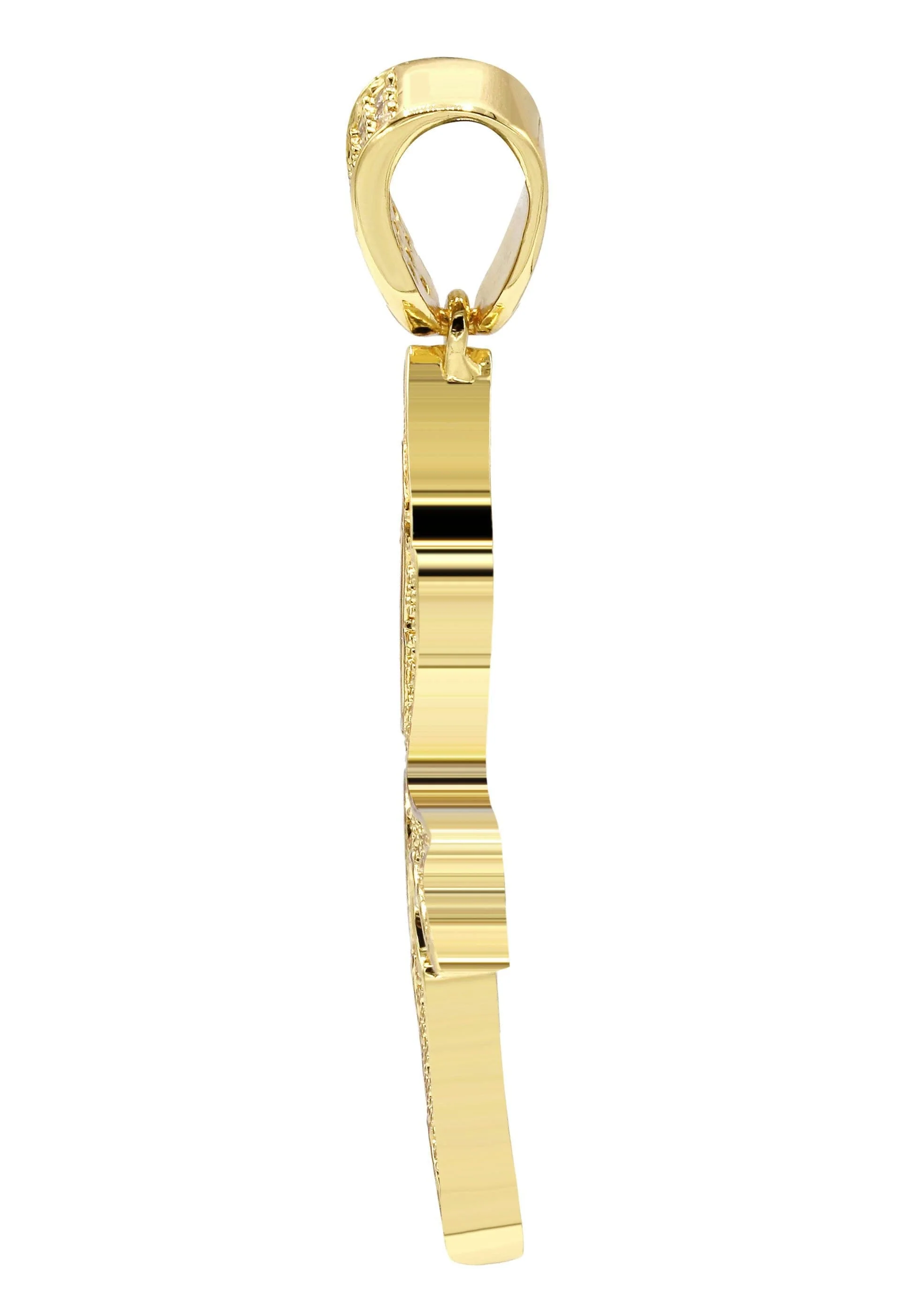 Mens Gold Plated Cross Pendant | 5.4 Grams - Image 3