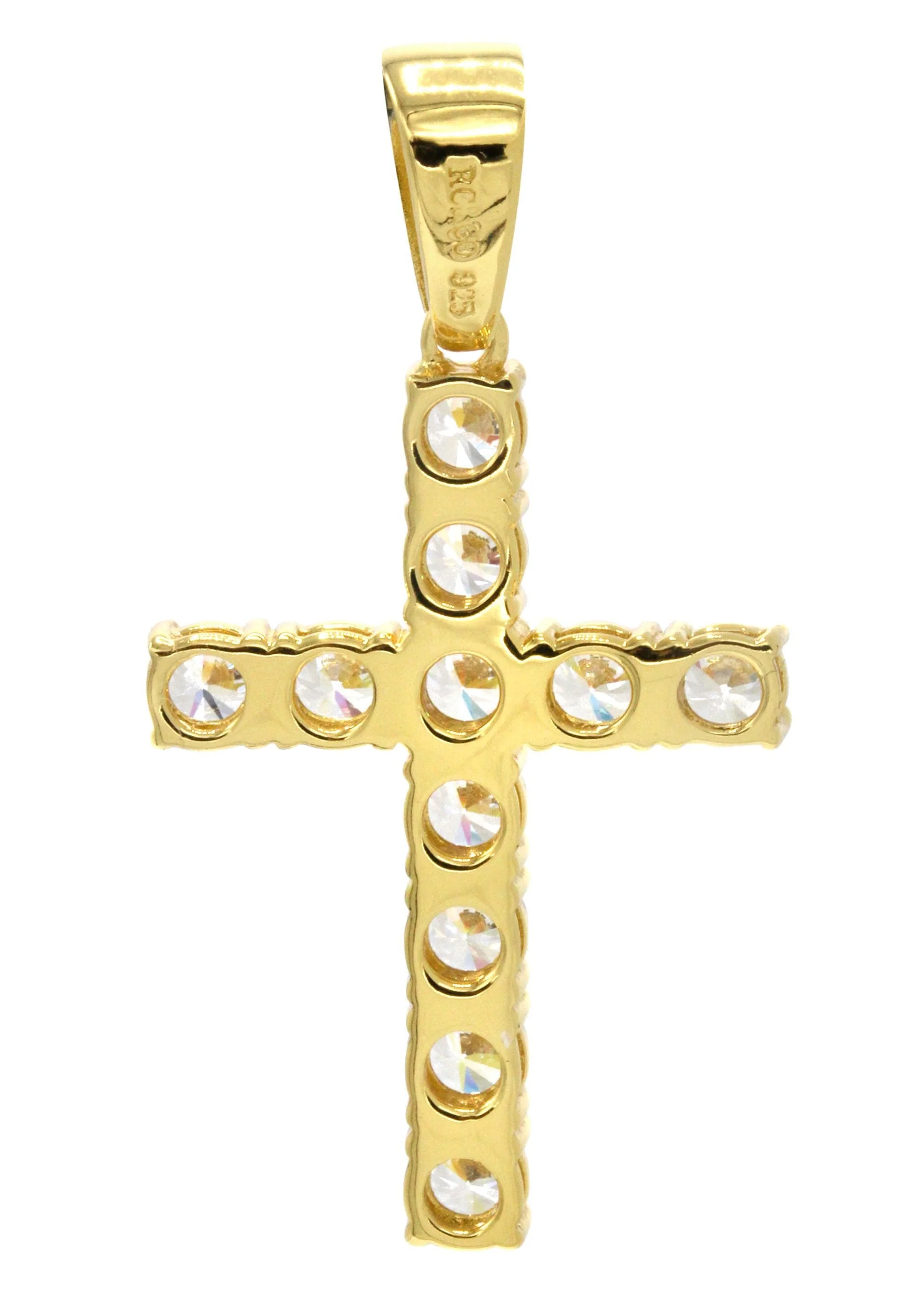 Mens Gold Plated Cross Pendant | 5 Grams - Image 2