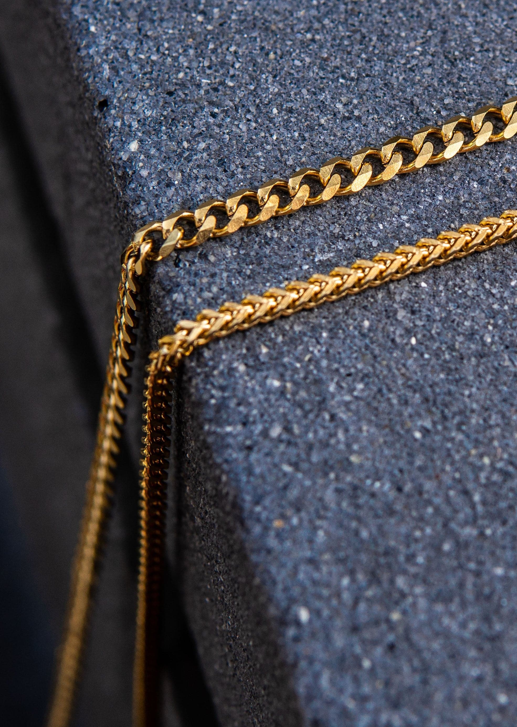 Gold Plated Cuban Chain & Franco Chain 4 MM - Image 4