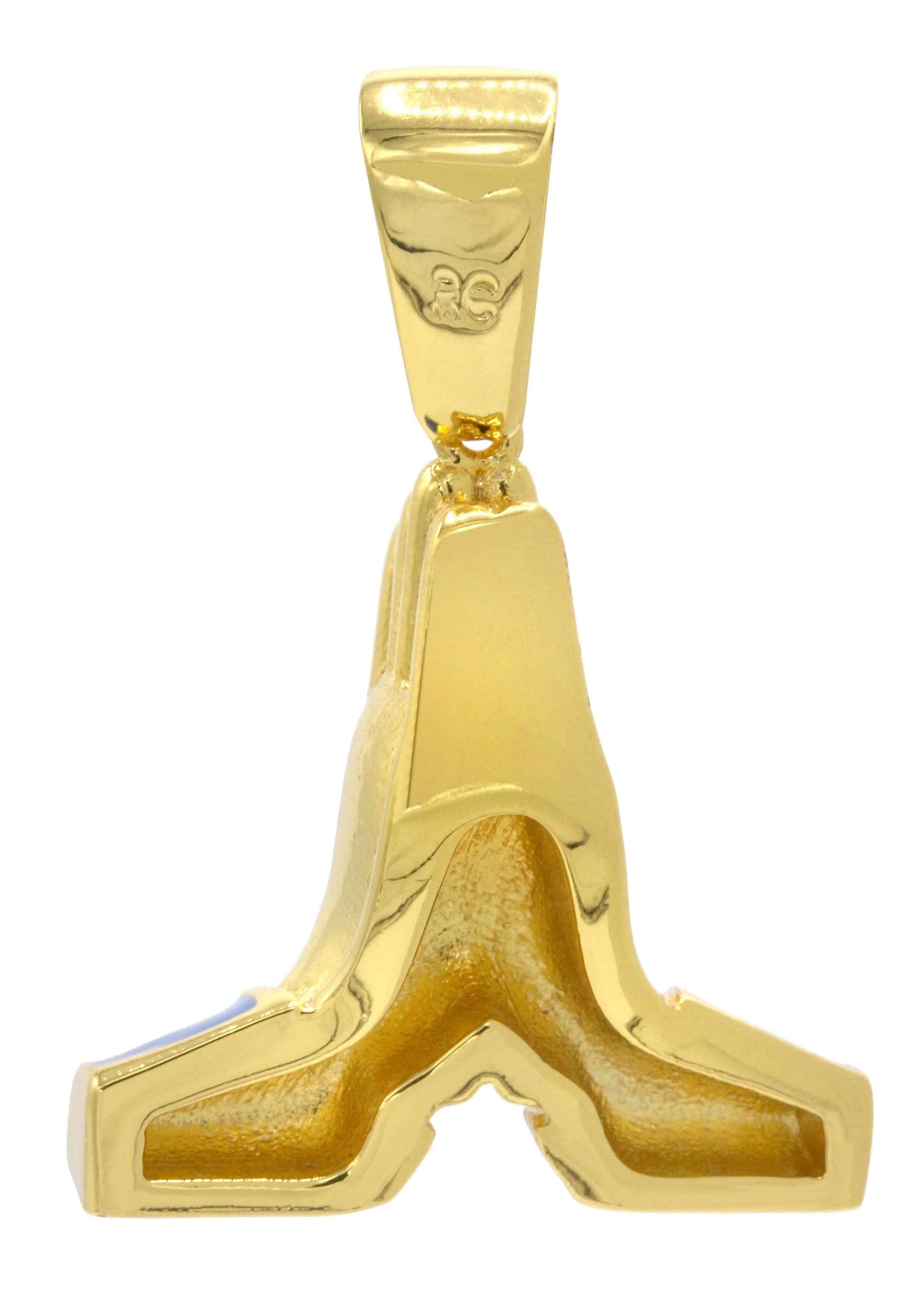 Mens Gold Plated Emoji Pendant | 14.2 Grams - Image 2