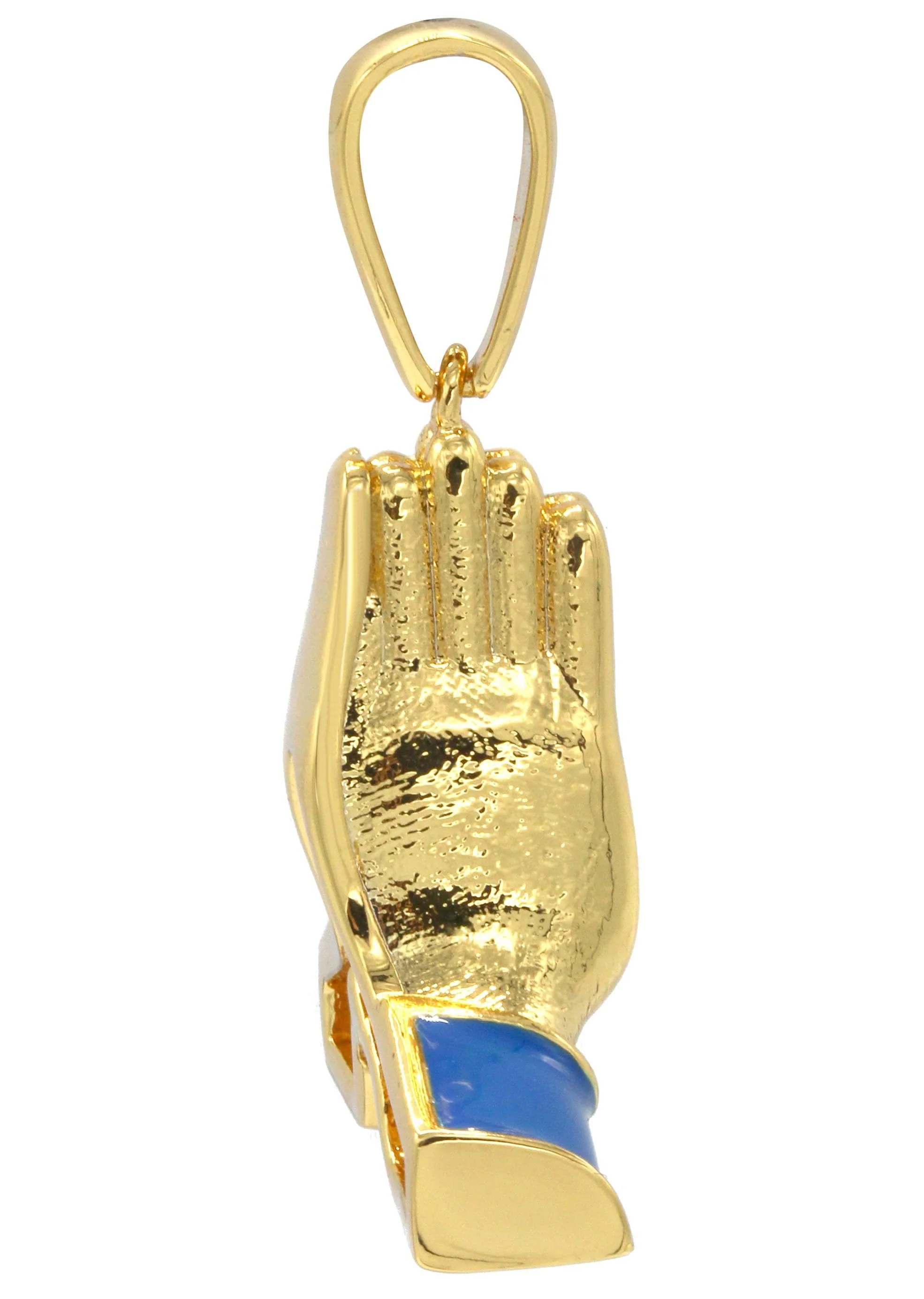 Mens Gold Plated Emoji Pendant | 14.2 Grams - Image 3