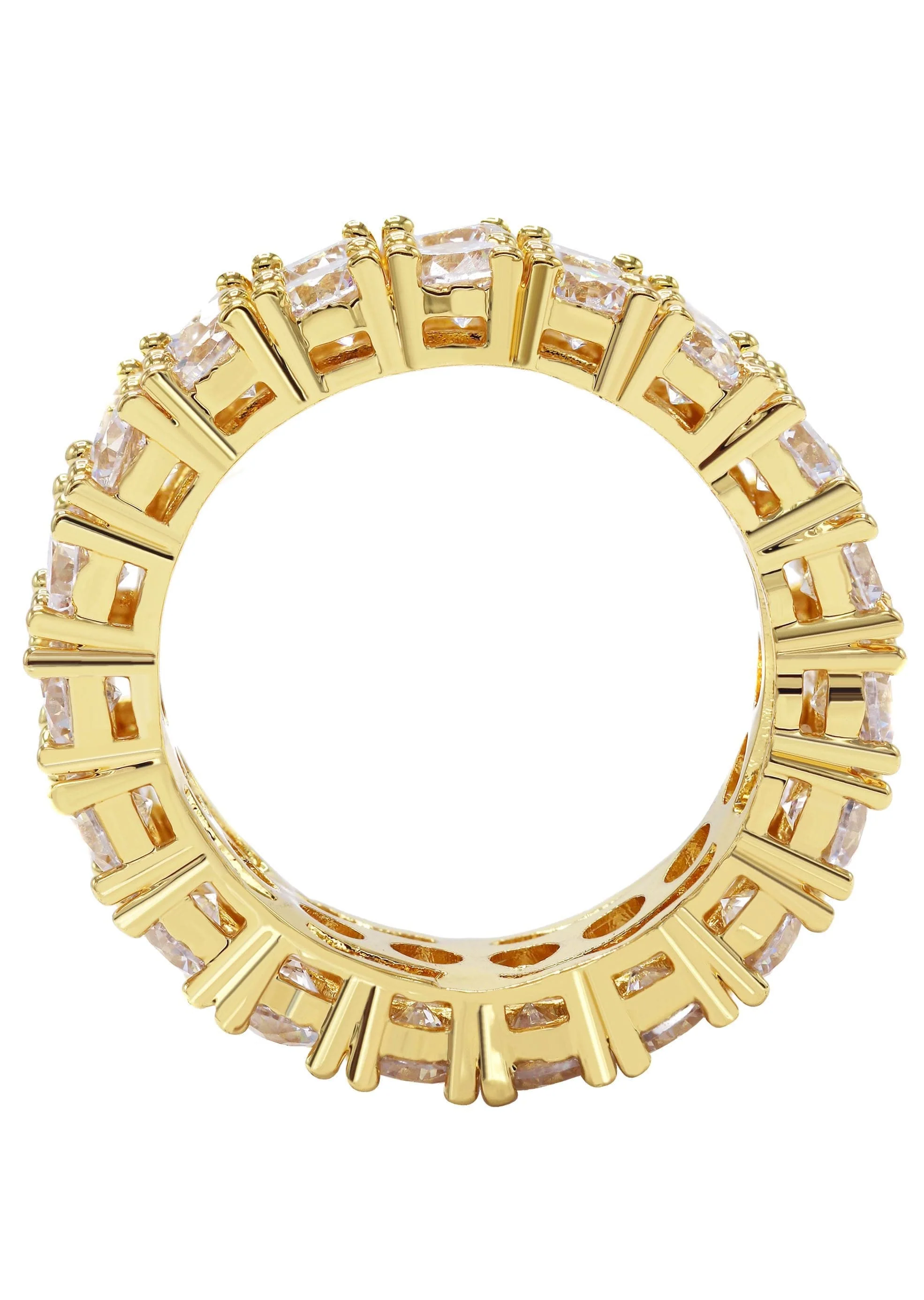 Gold Plated Eternity Ring | 10.5 Grams - Image 2