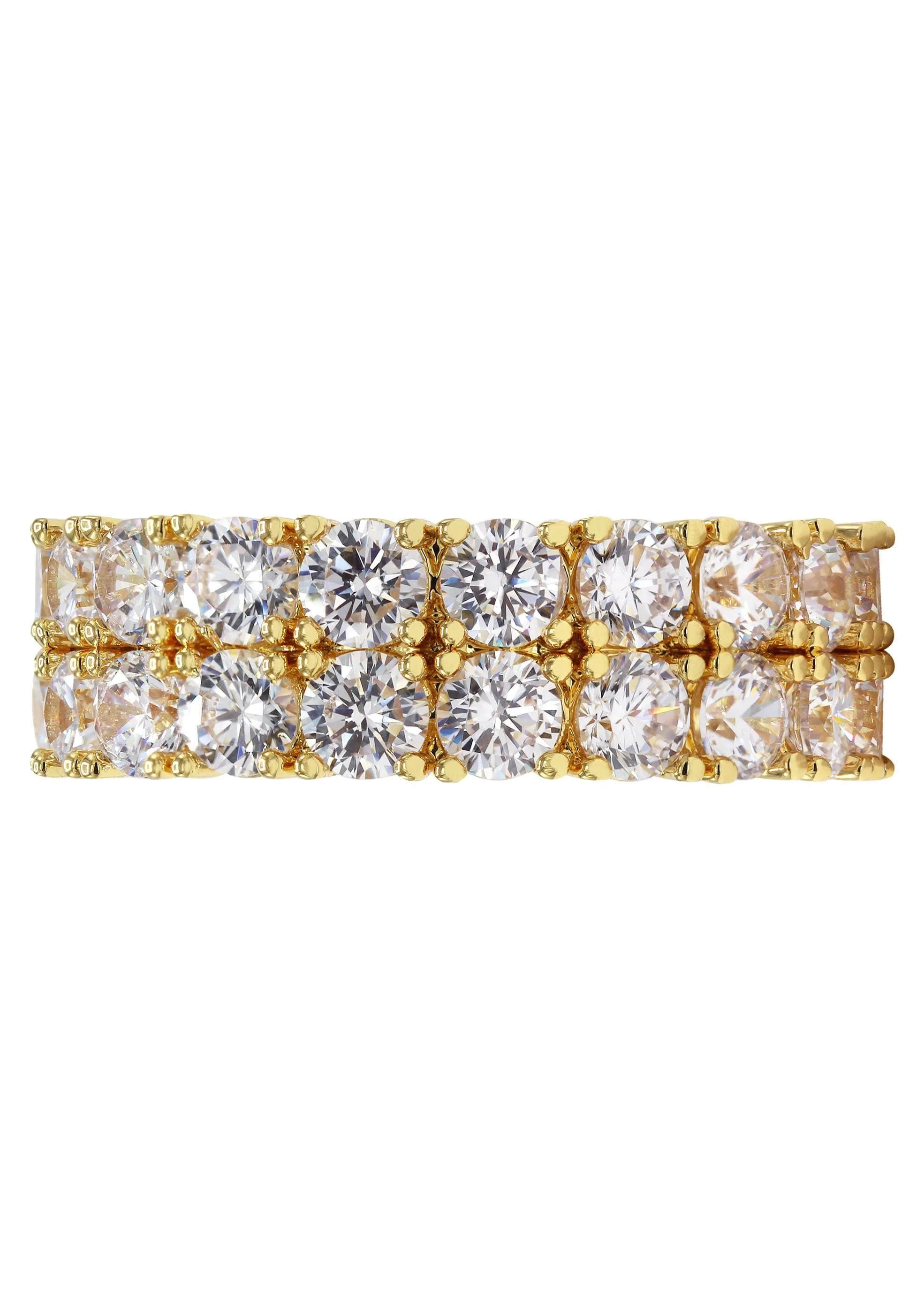 Gold Plated Eternity Ring | 10.5 Grams - Image 3