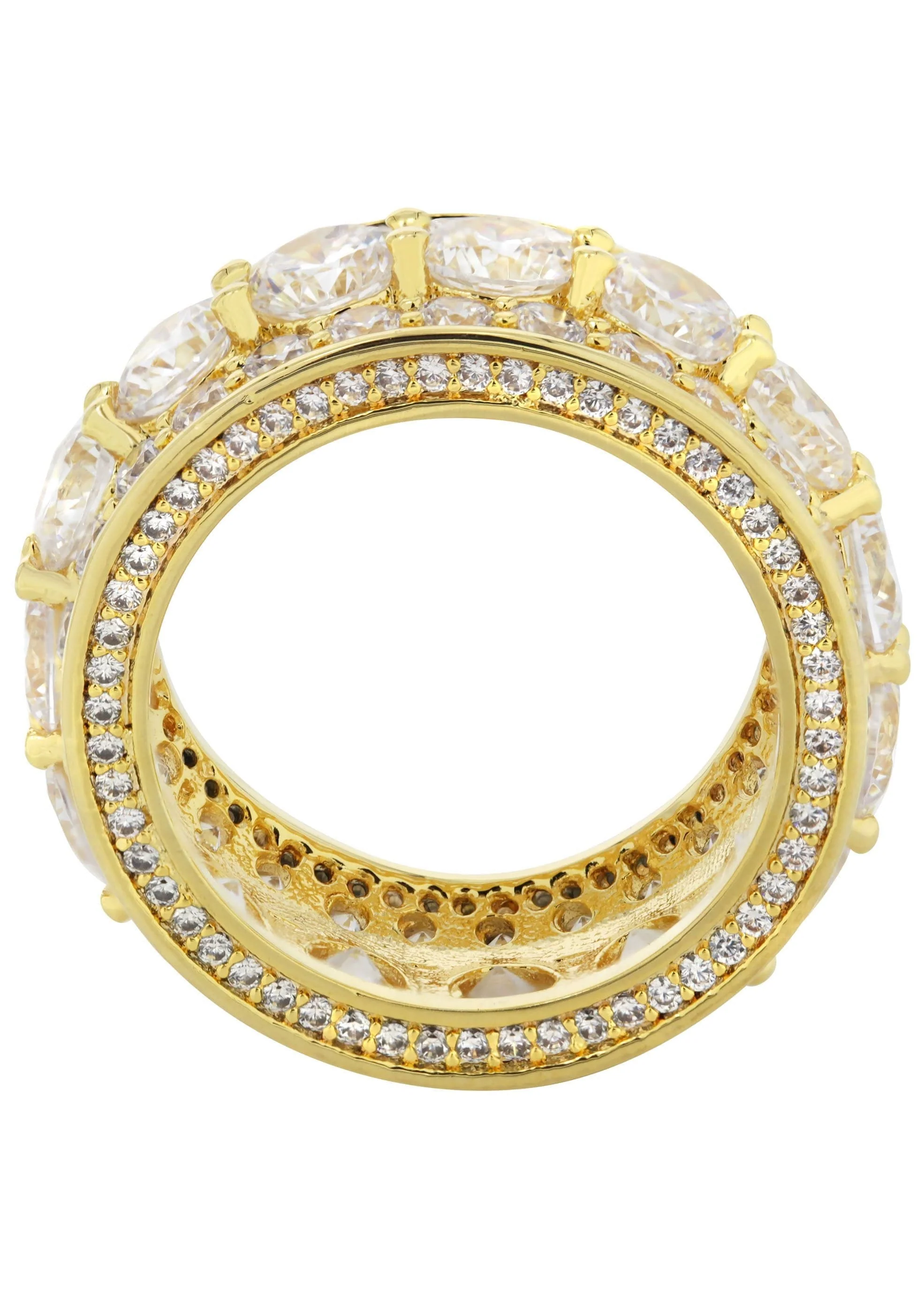Gold Plated Eternity Ring | 10.9 Grams - Image 2