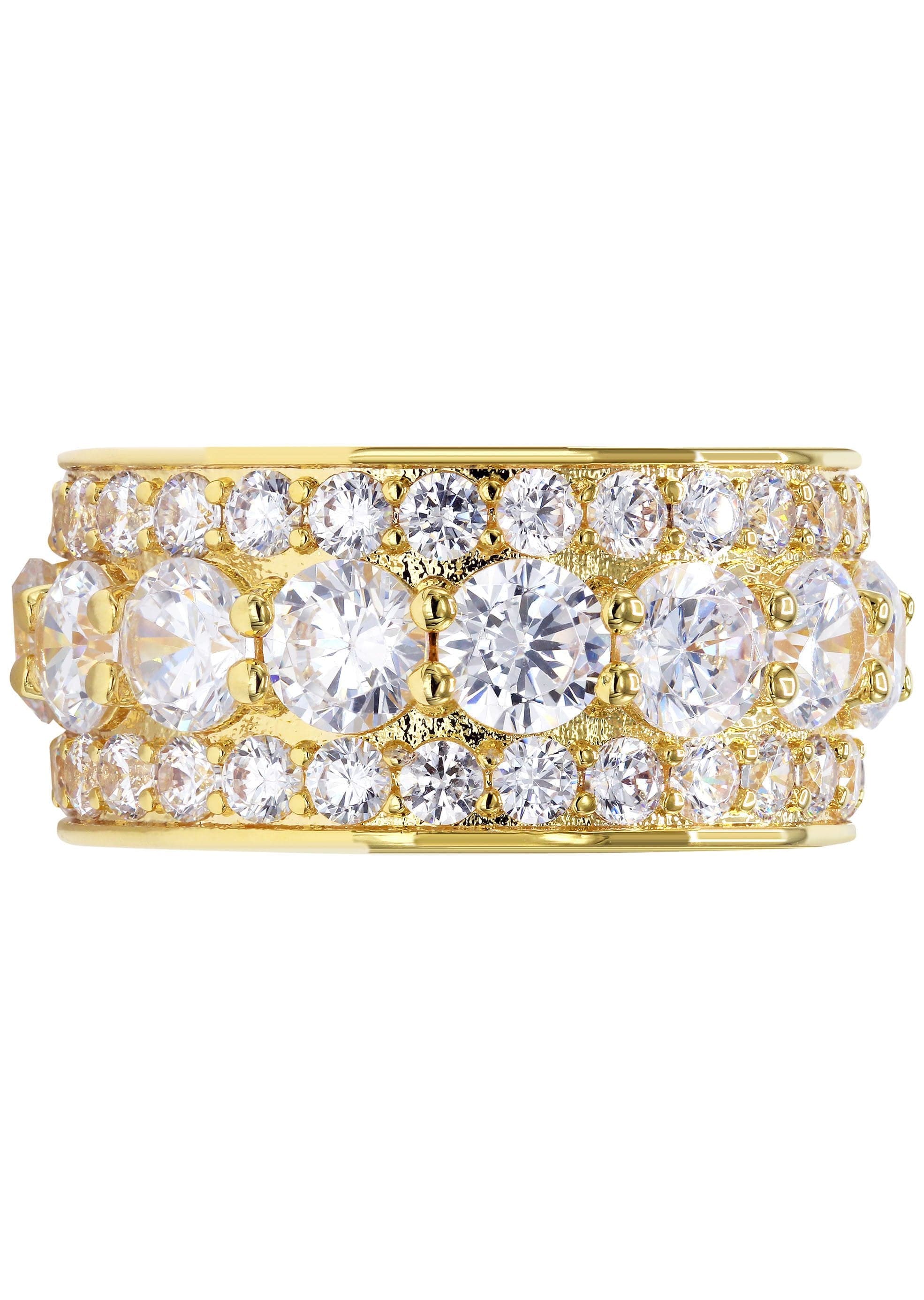 Gold Plated Eternity Ring | 10.9 Grams - Image 3