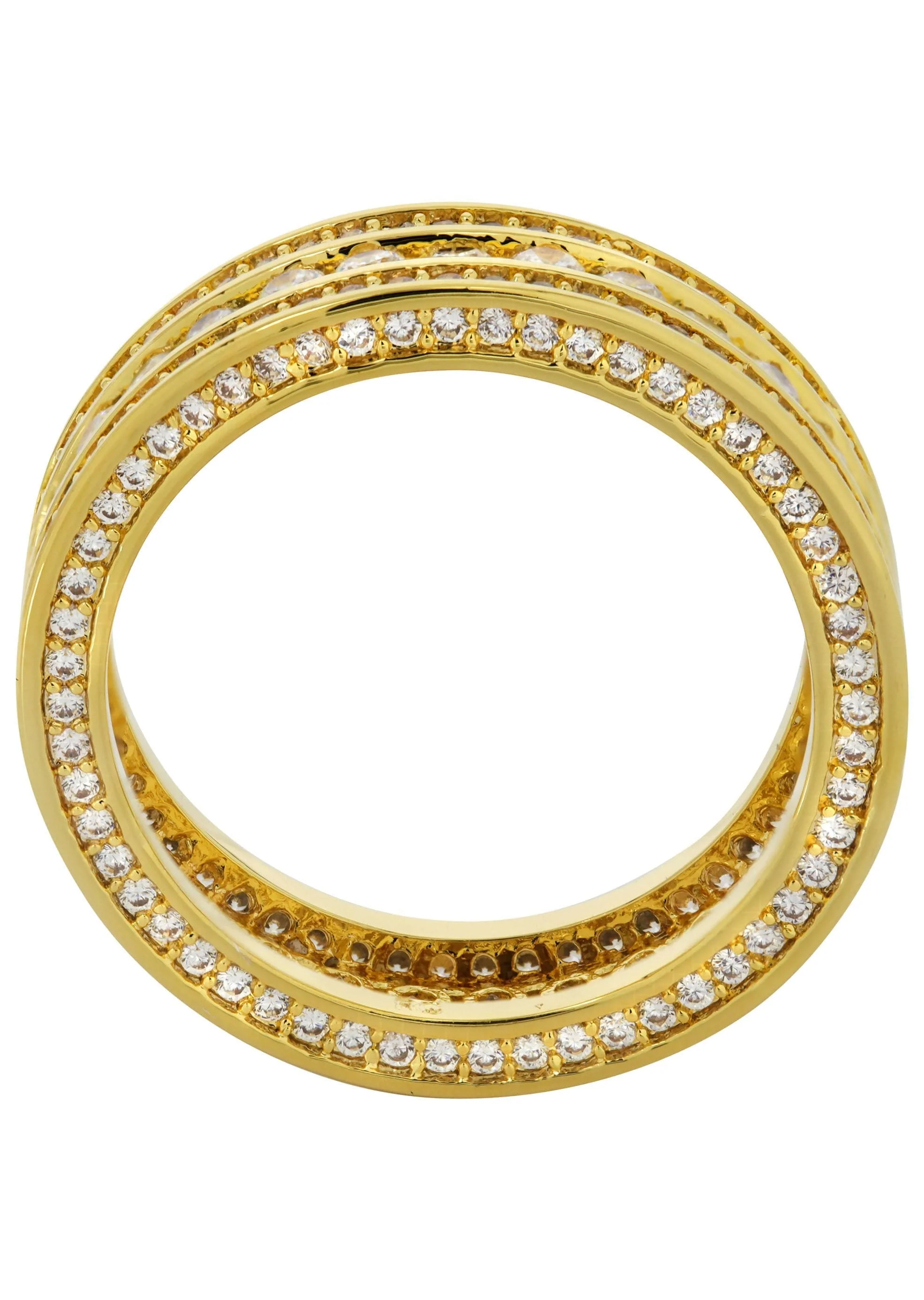 Gold Plated Eternity Ring | 4.8 Grams - Image 2