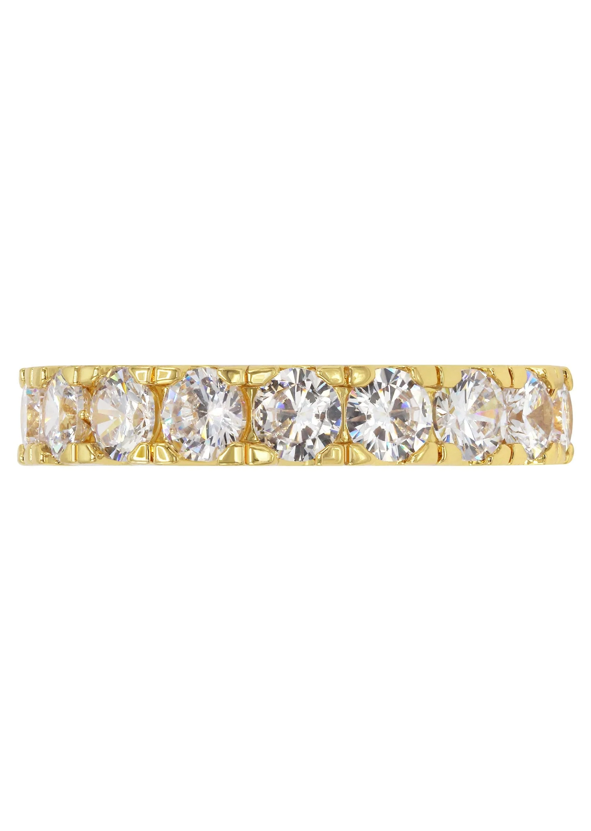 Mens Gold Plated Eternity Ring | 6.3 Grams - Image 3
