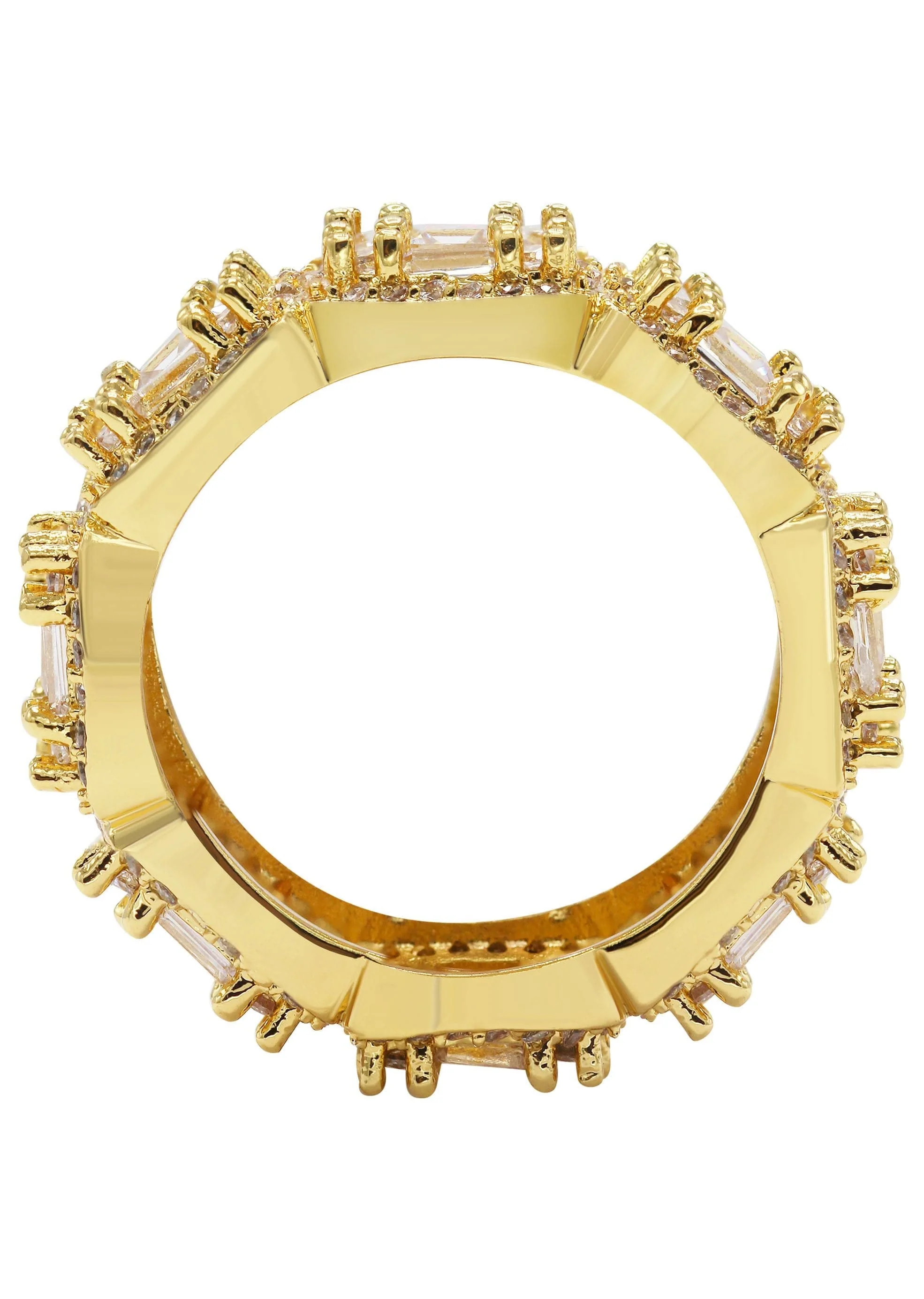 Gold Plated Eternity Ring | 6.8 Grams - Image 2