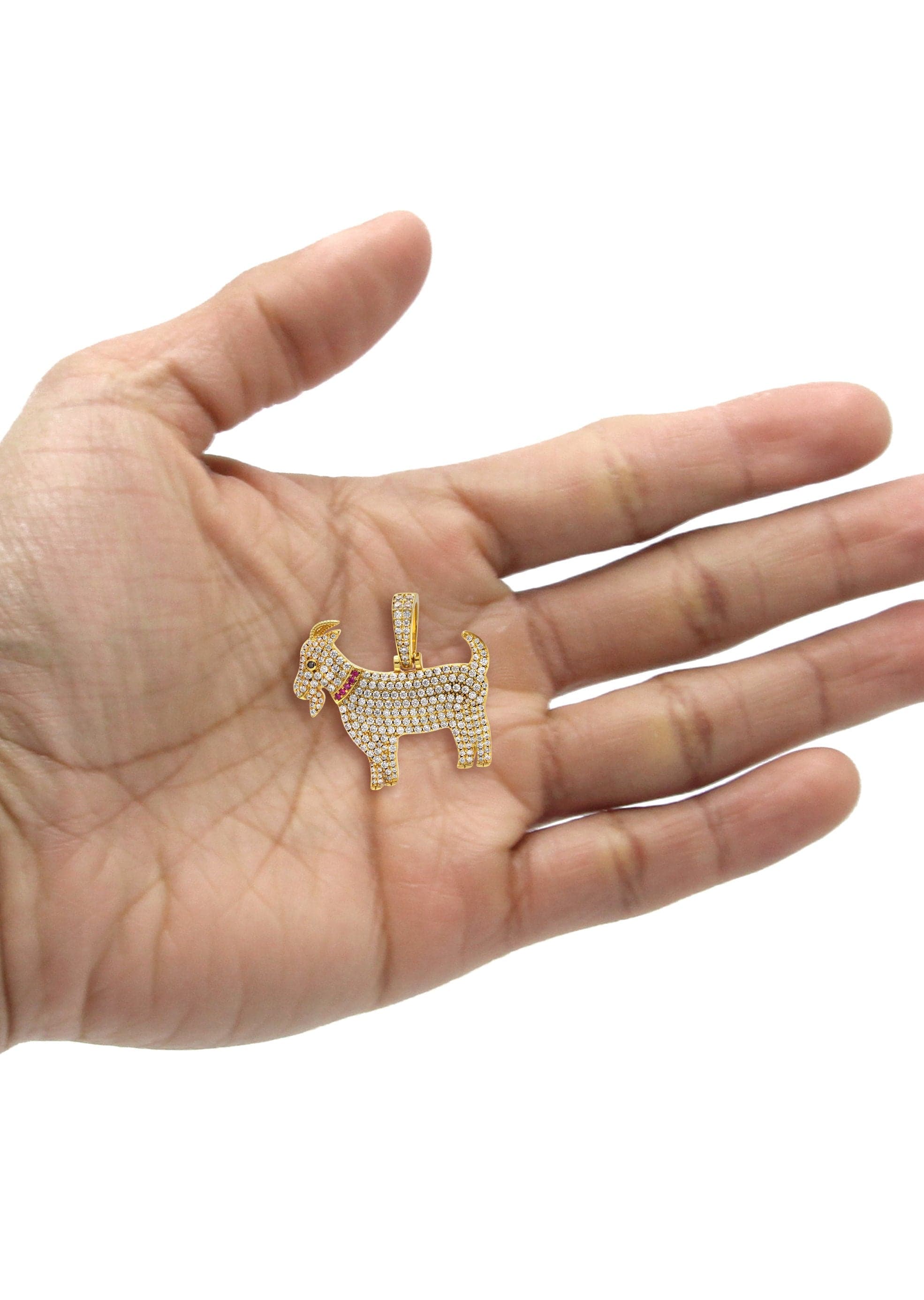 Gold Plated Goat Pendant | 14.5 Grams - Image 4