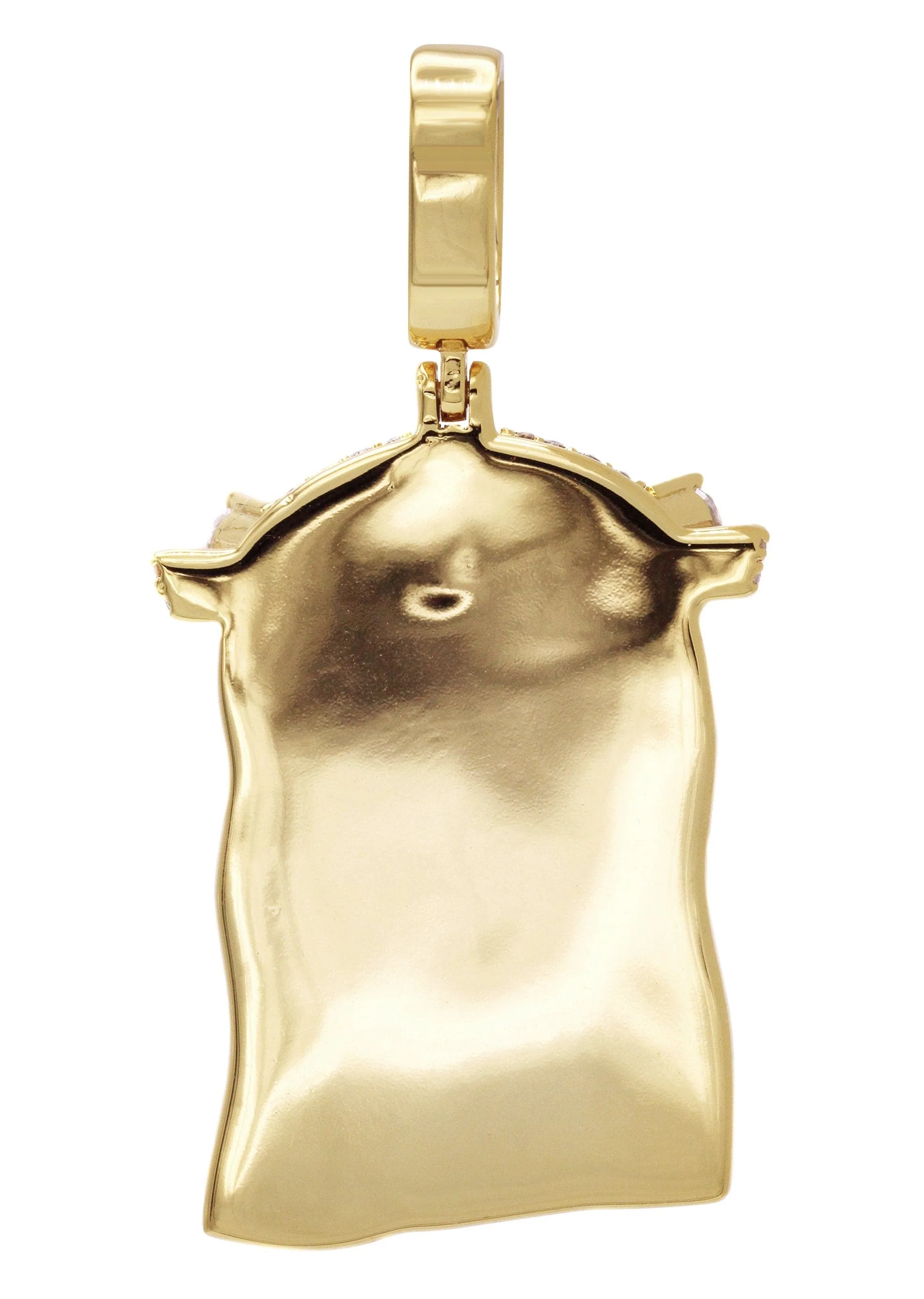 Gold Plated Jesus Head Pendant | 26.7 Grams - Image 2