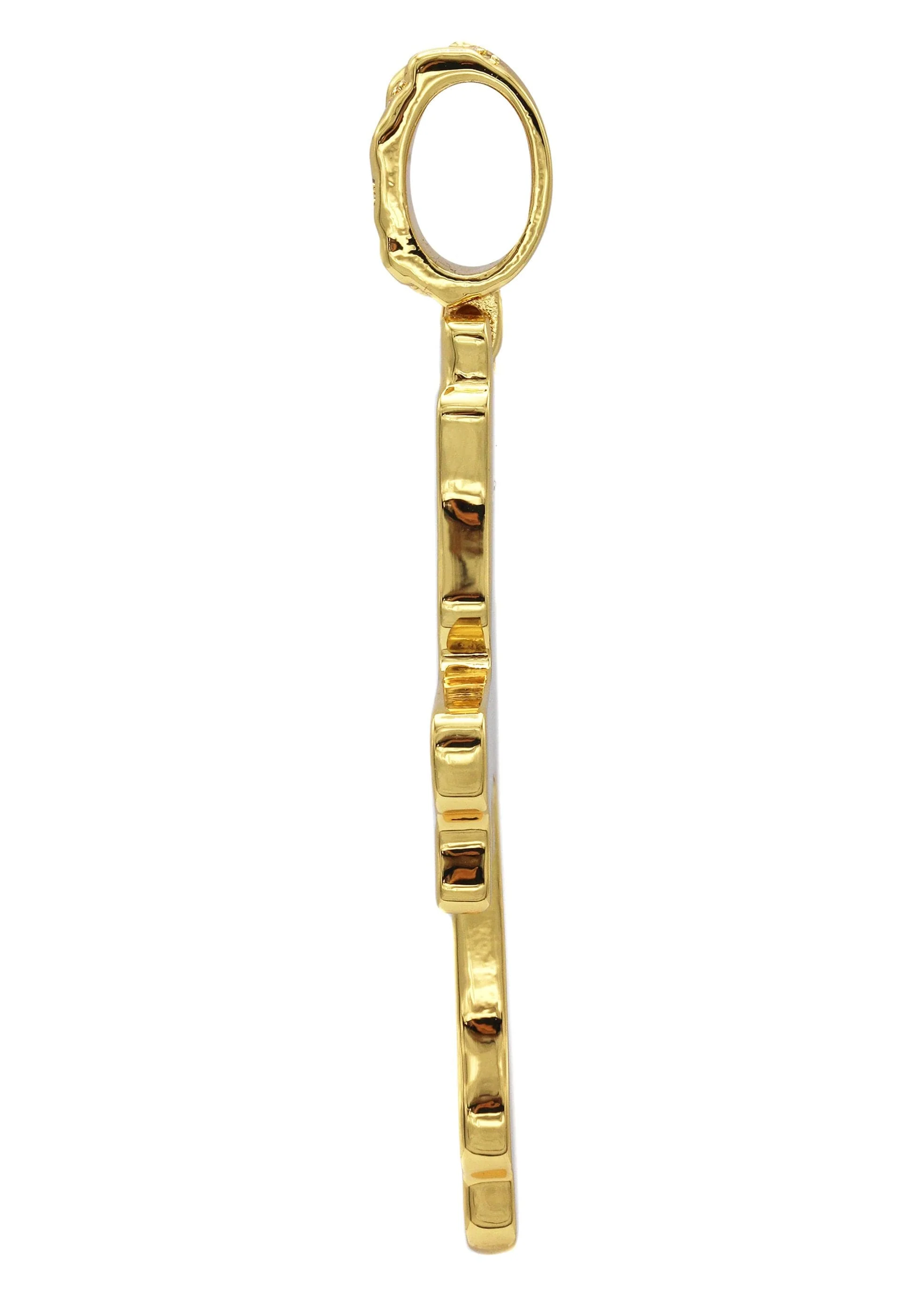 Gold Plated Melting Cross Pendant | 10.9 Grams - Image 3