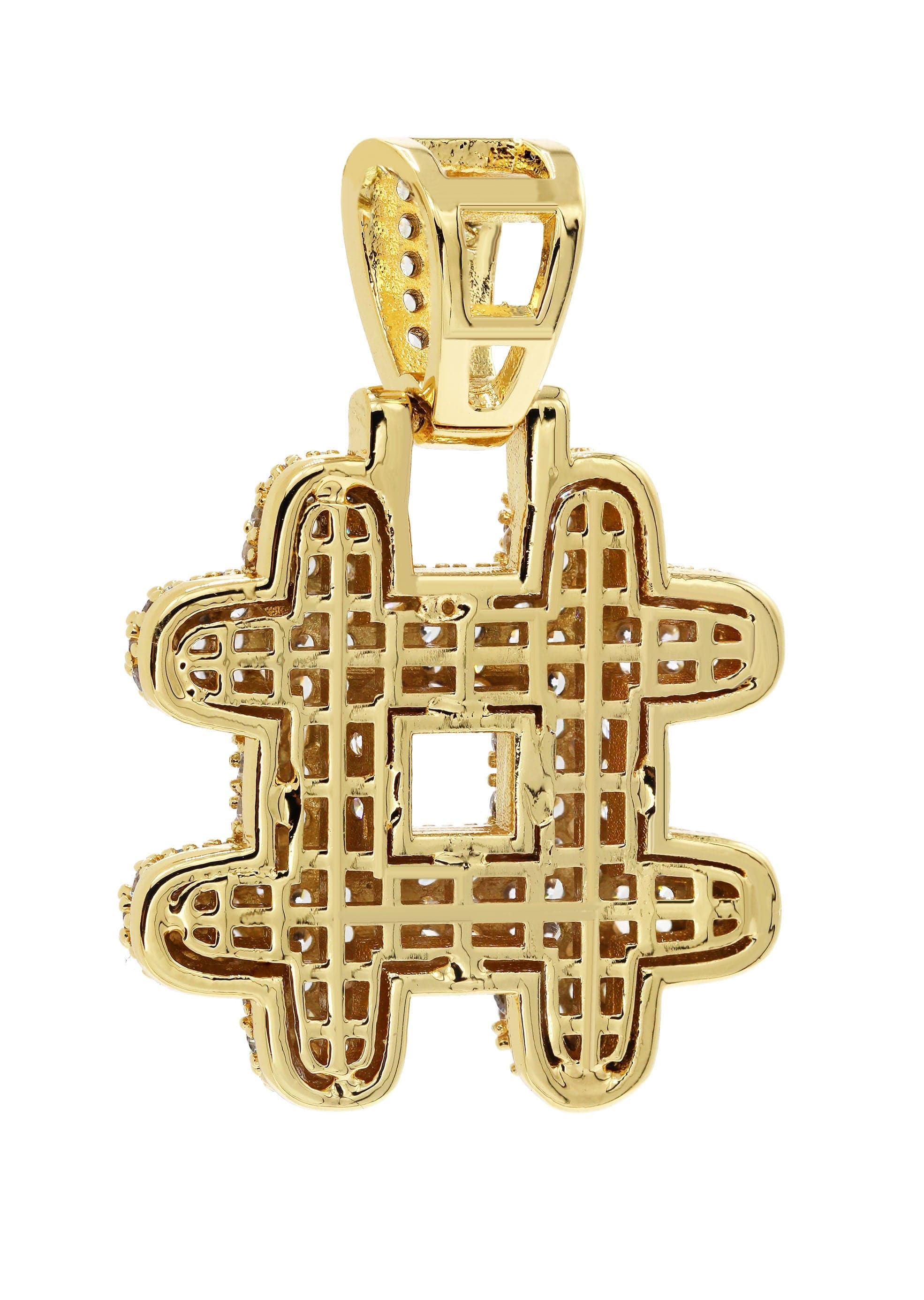 Gold Plated # symbol Pendant | 10 Grams - Image 2