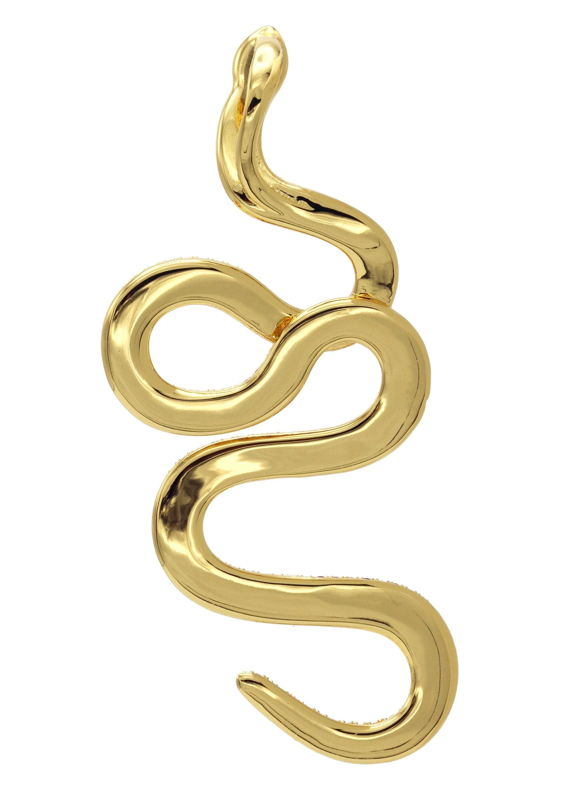 Gold Plated Twisted Snake Pendant | 10 Grams - Image 2